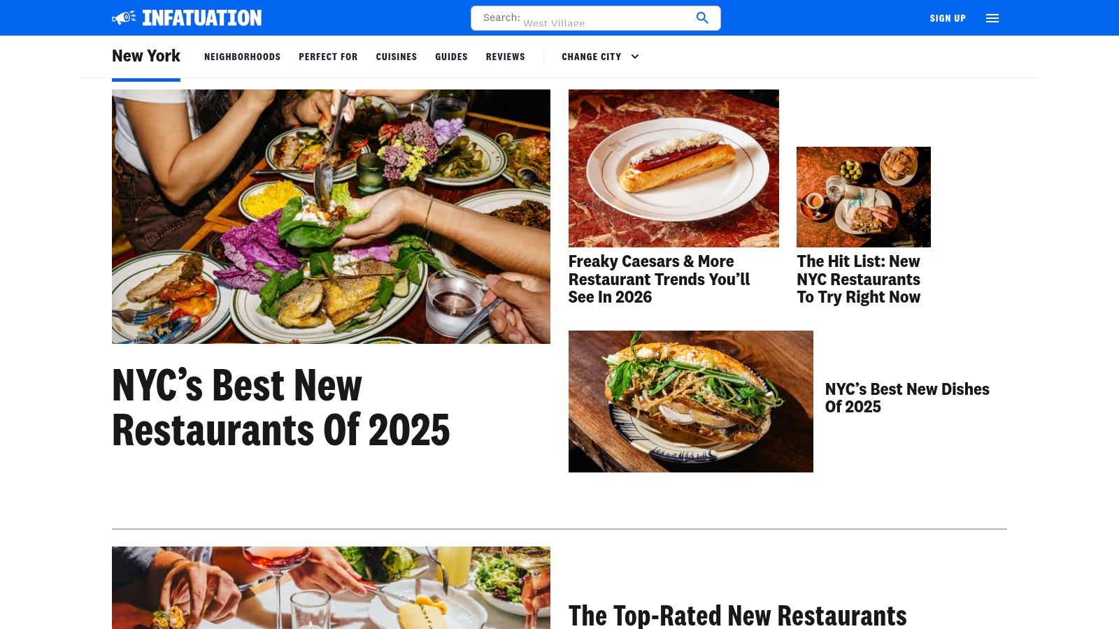 The Infatuation – New York