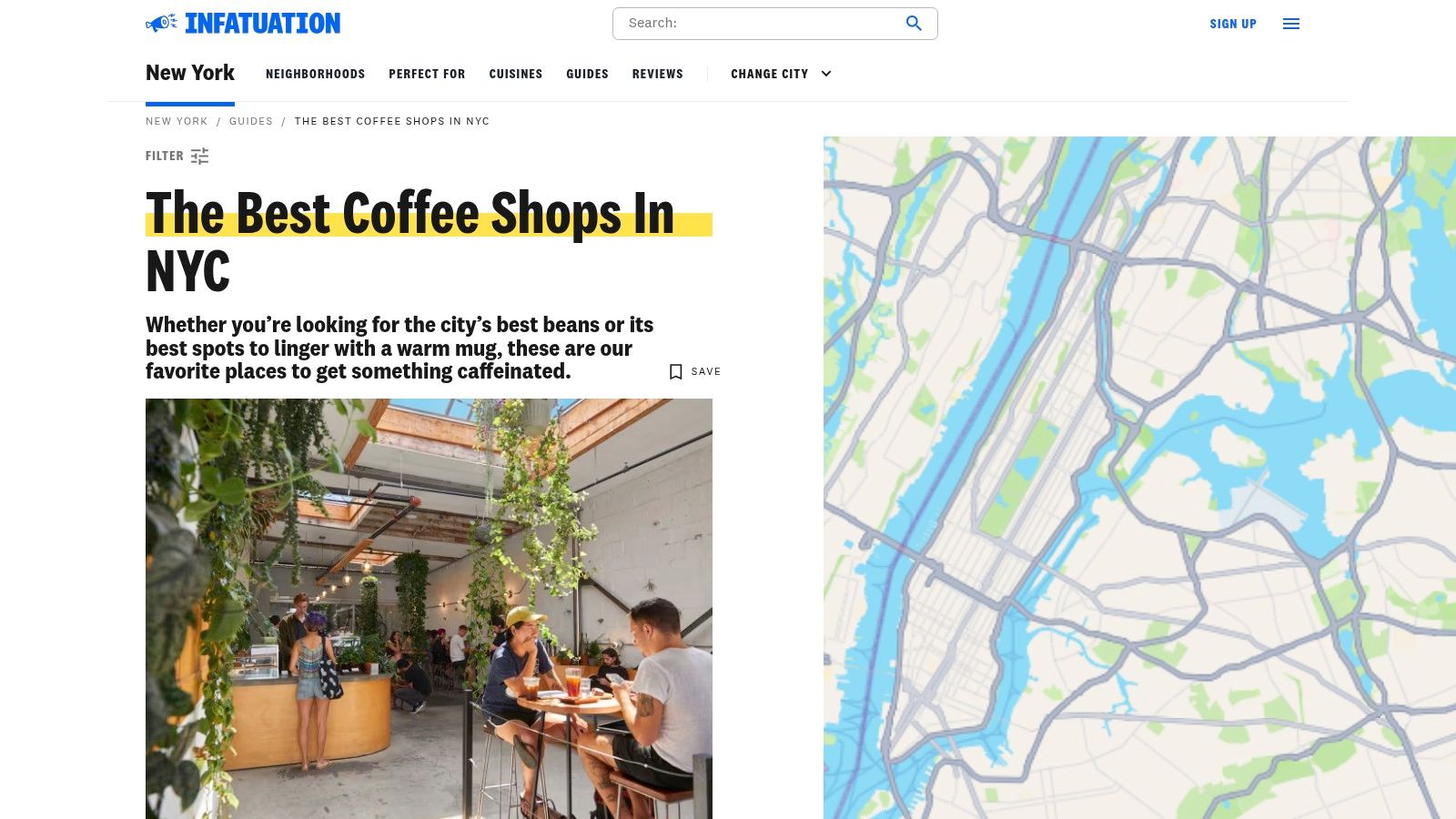 The Infatuation – The Best Coffee Shops in NYC