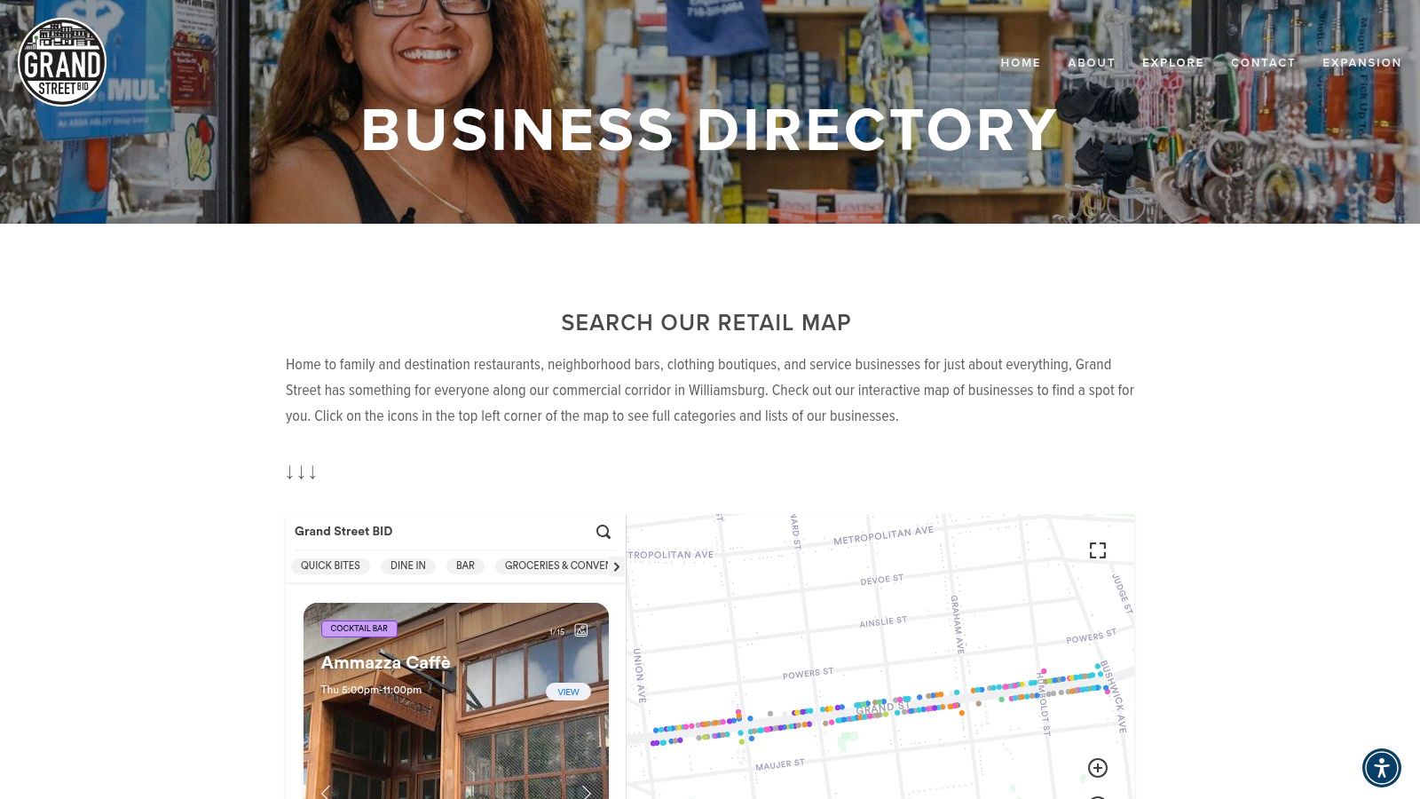 Grand Street BID Business Directory