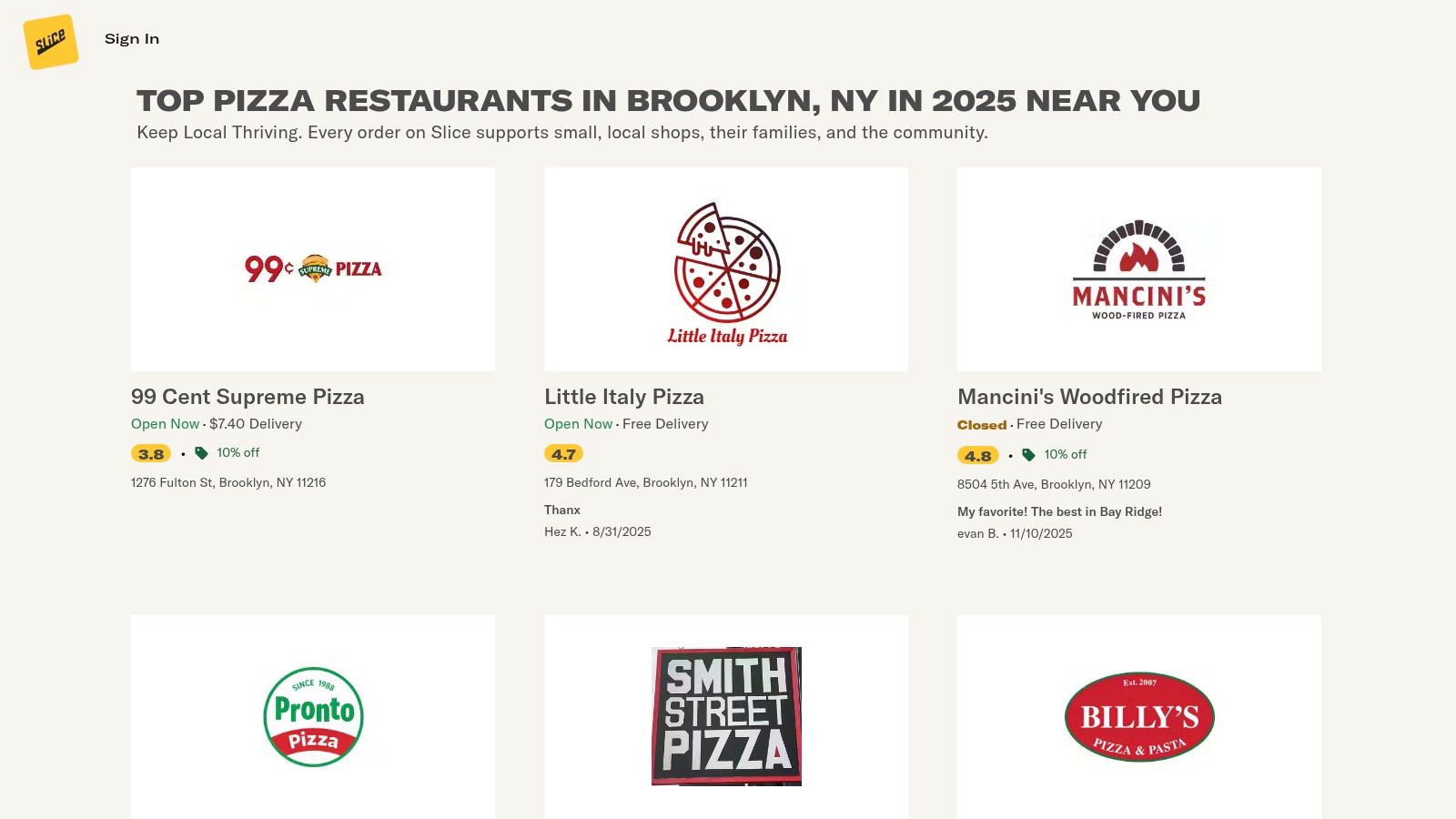 5. Slice: The Digital Champion of Neighborhood Pizzerias