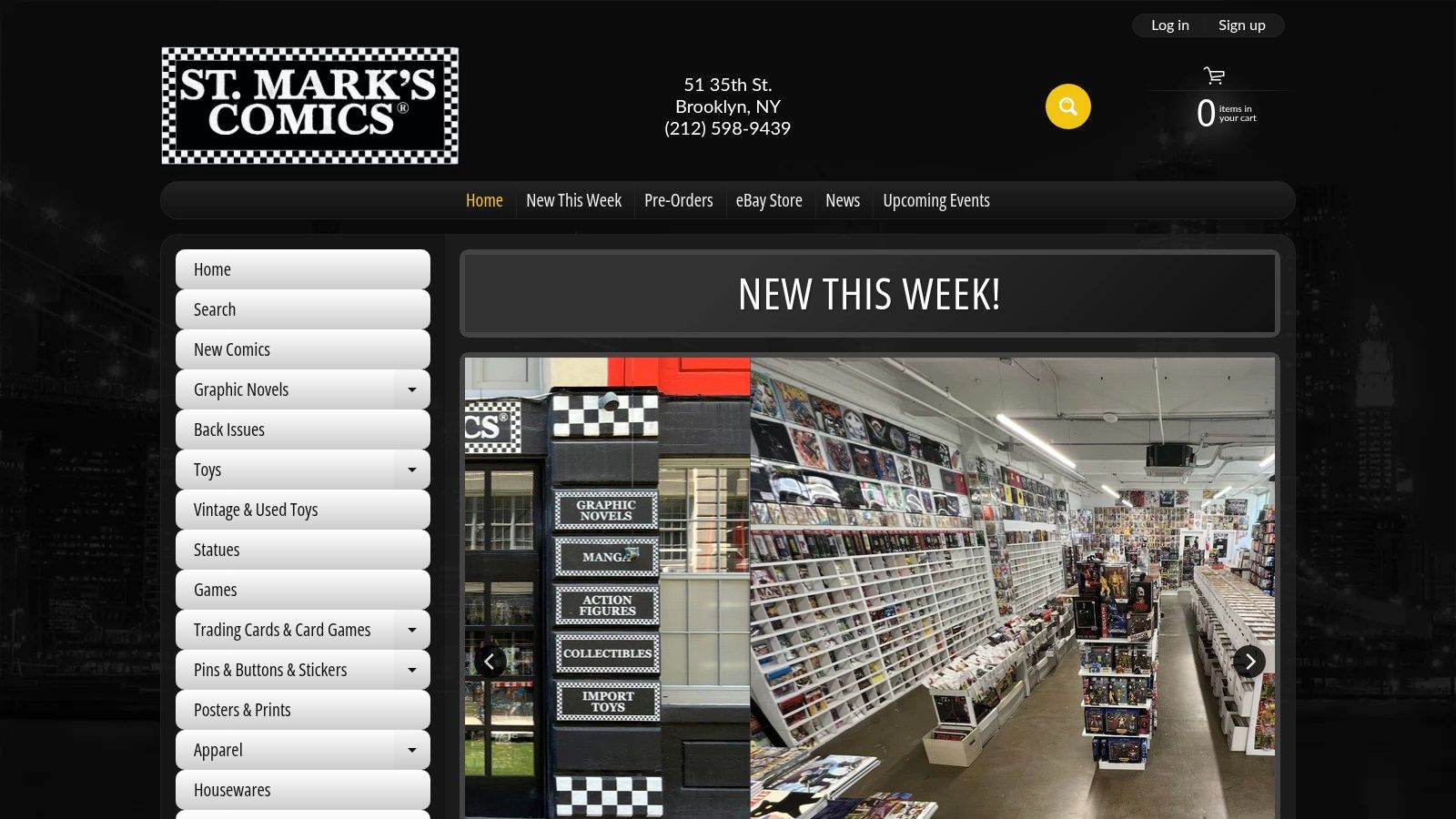 St. Mark’s Comics (Industry City store + online shop)