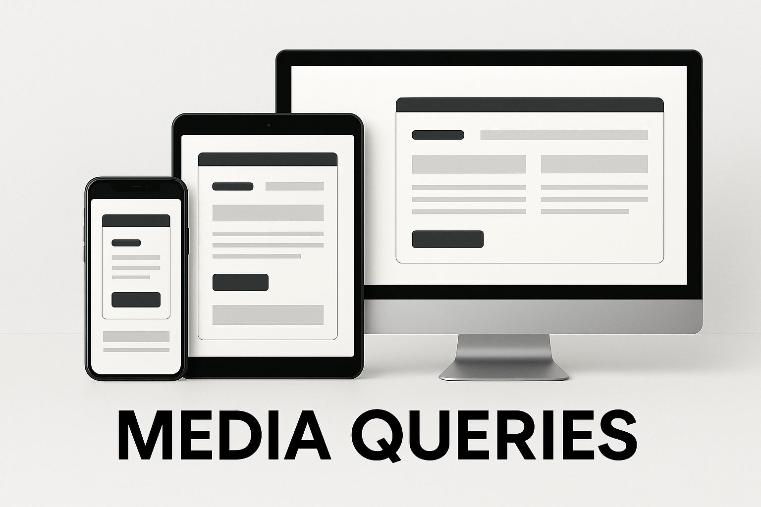 Infographic about responsive web design principles