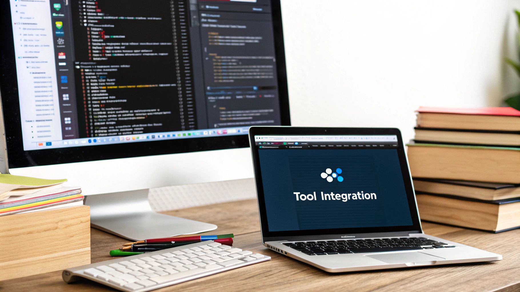 Individuals collaborating on a DevOps automation project