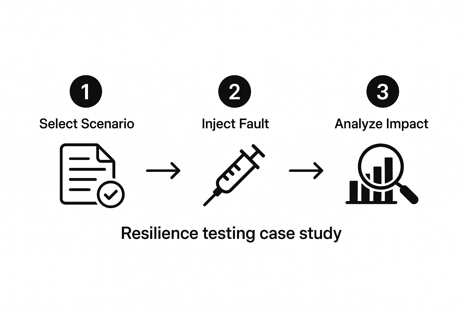 Infographic about resilience testing