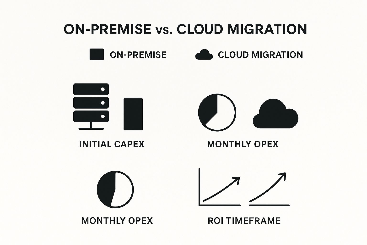 Infographic about cloud migration checklist