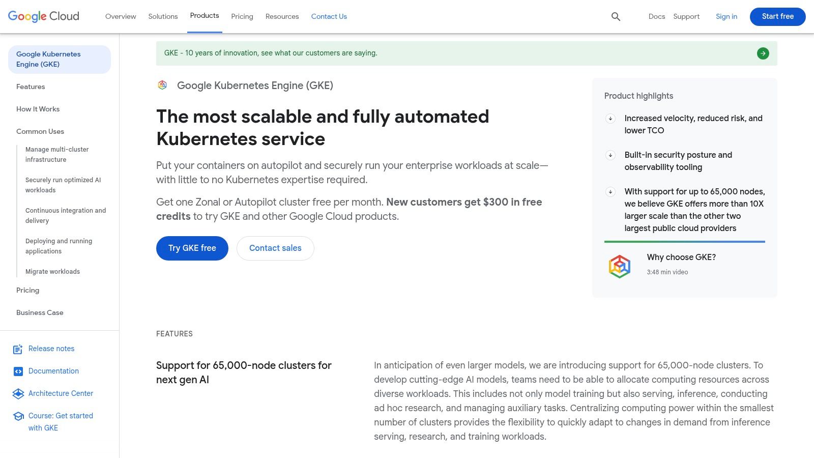Google Kubernetes Engine (GKE)