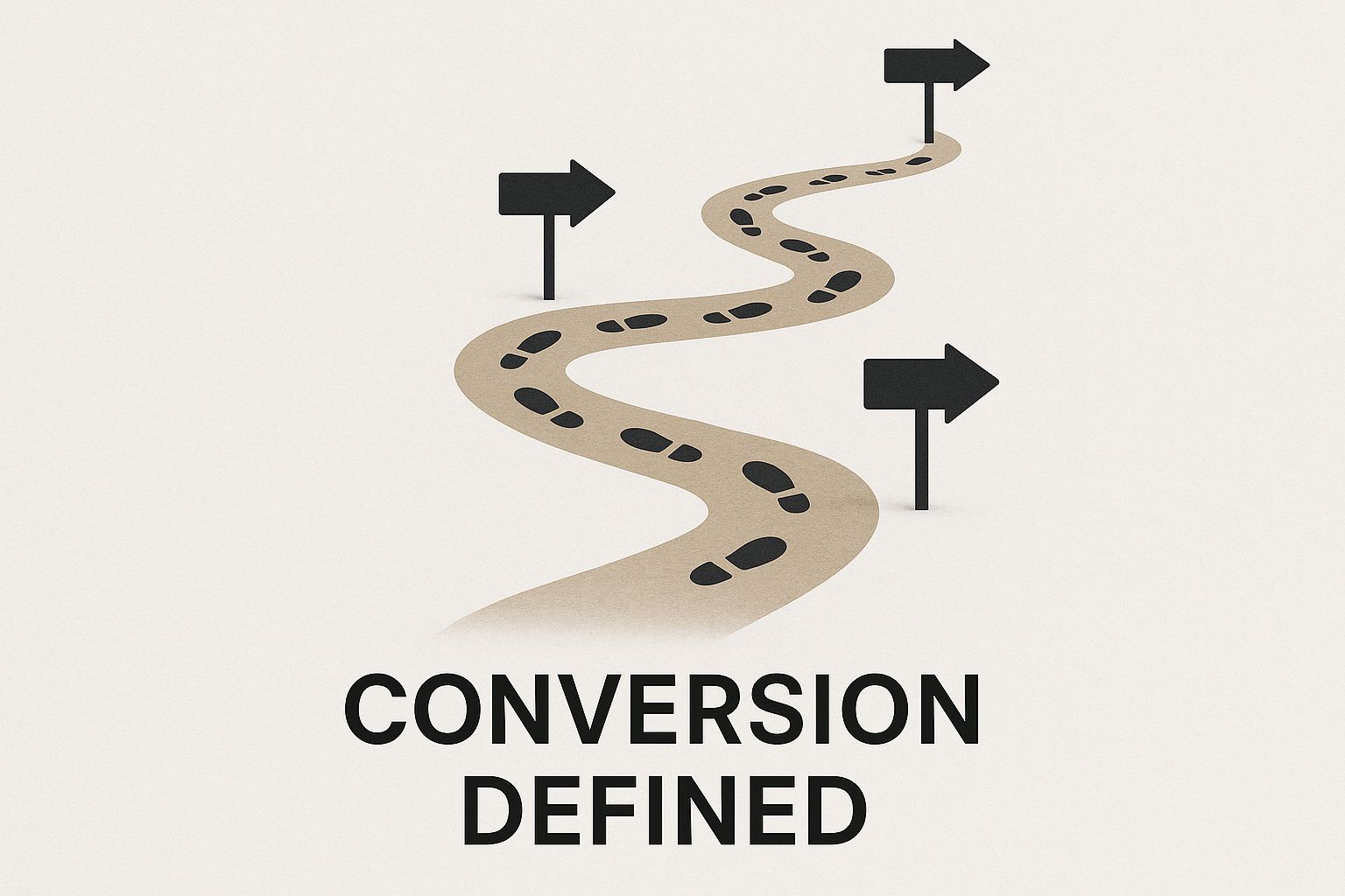 Infographic about what is a conversion in marketing