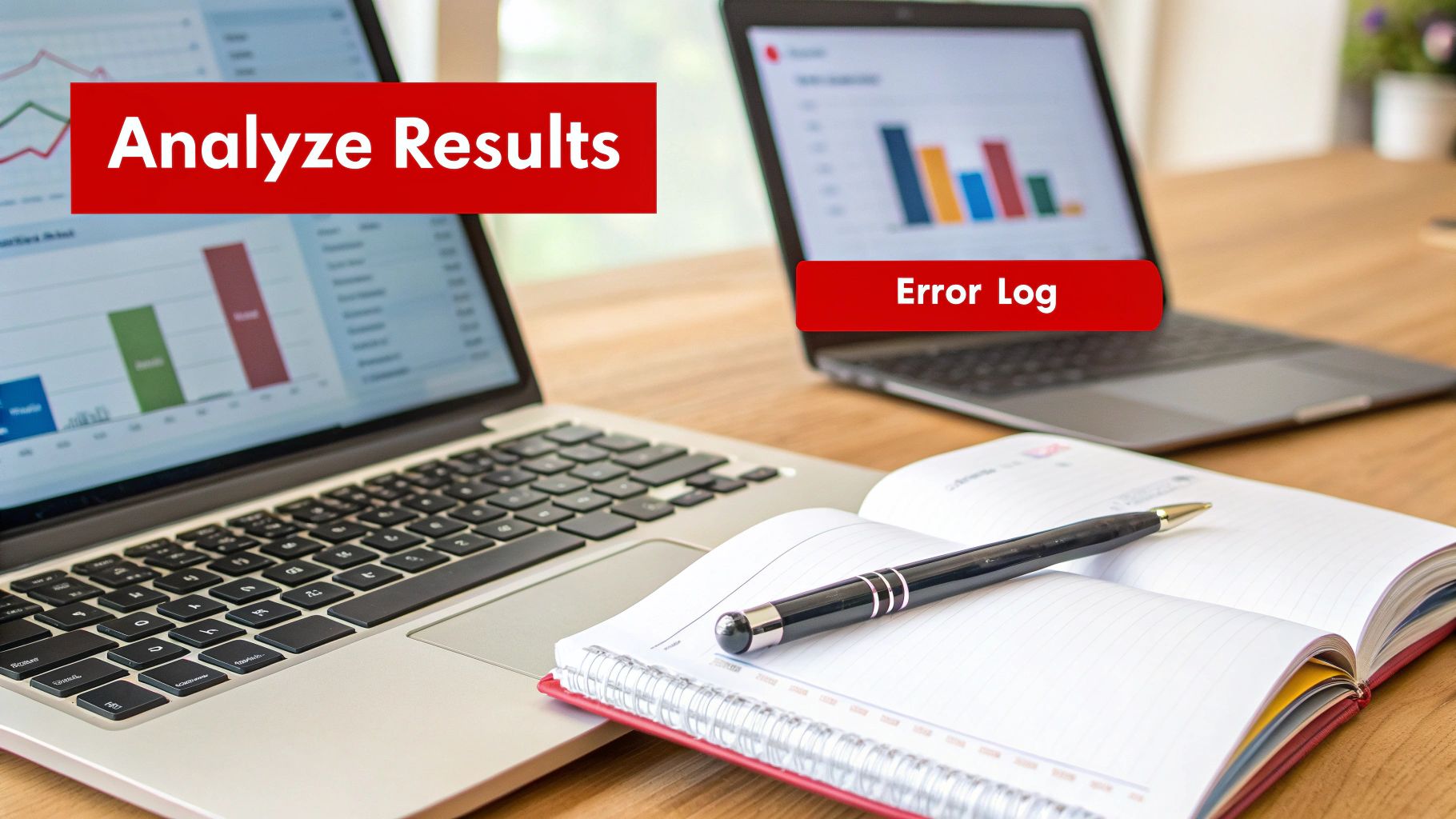 A student analyzing charts and graphs on a tablet.