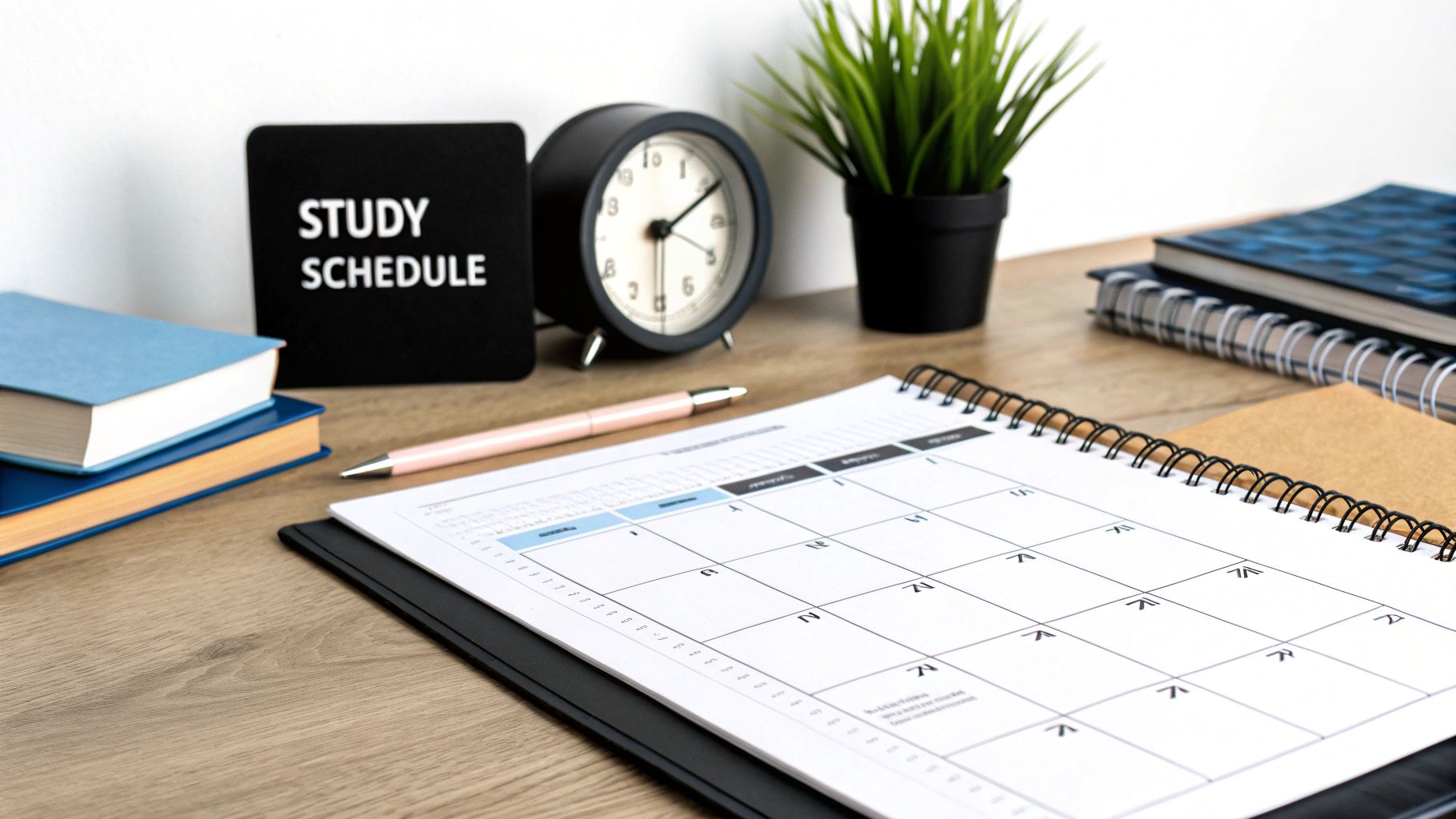 Infographic showing key data about Tip #5: Implement Comprehensive Study Schedule Planning