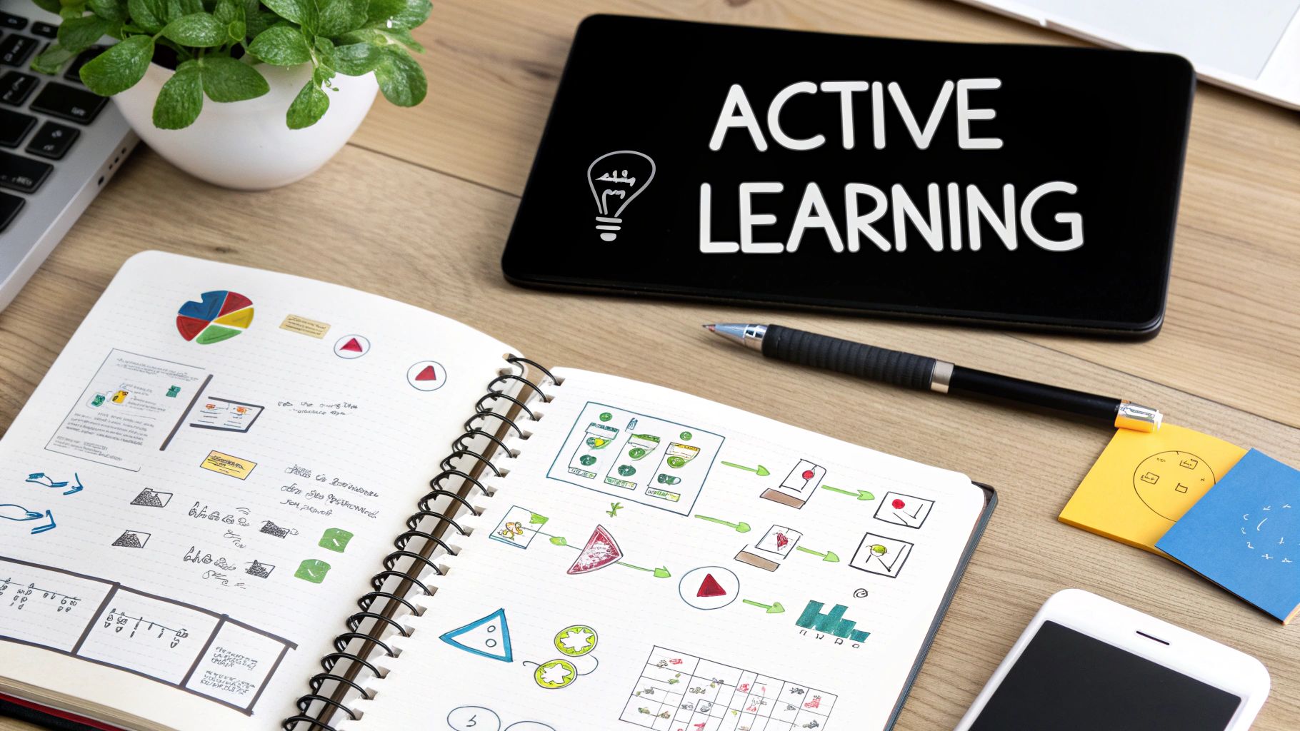 A student actively studying for the MCAT using books and a computer