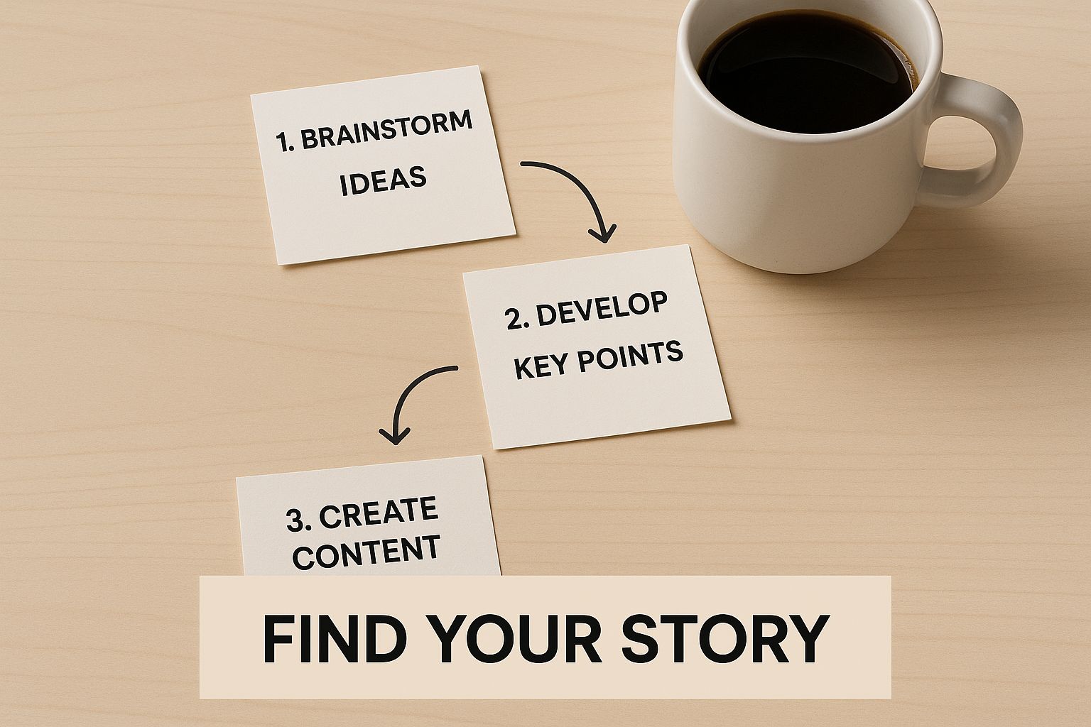 Brainstorming is the first step to finding your unique personal statement story.