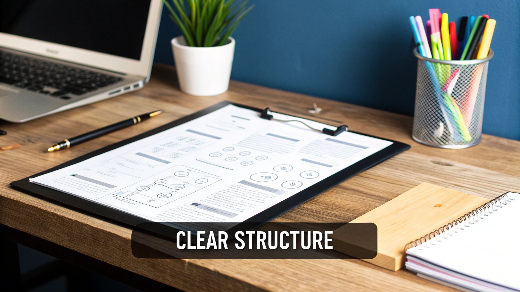 A blueprint of a white paper structure laid out on a table, showing interconnected sections.