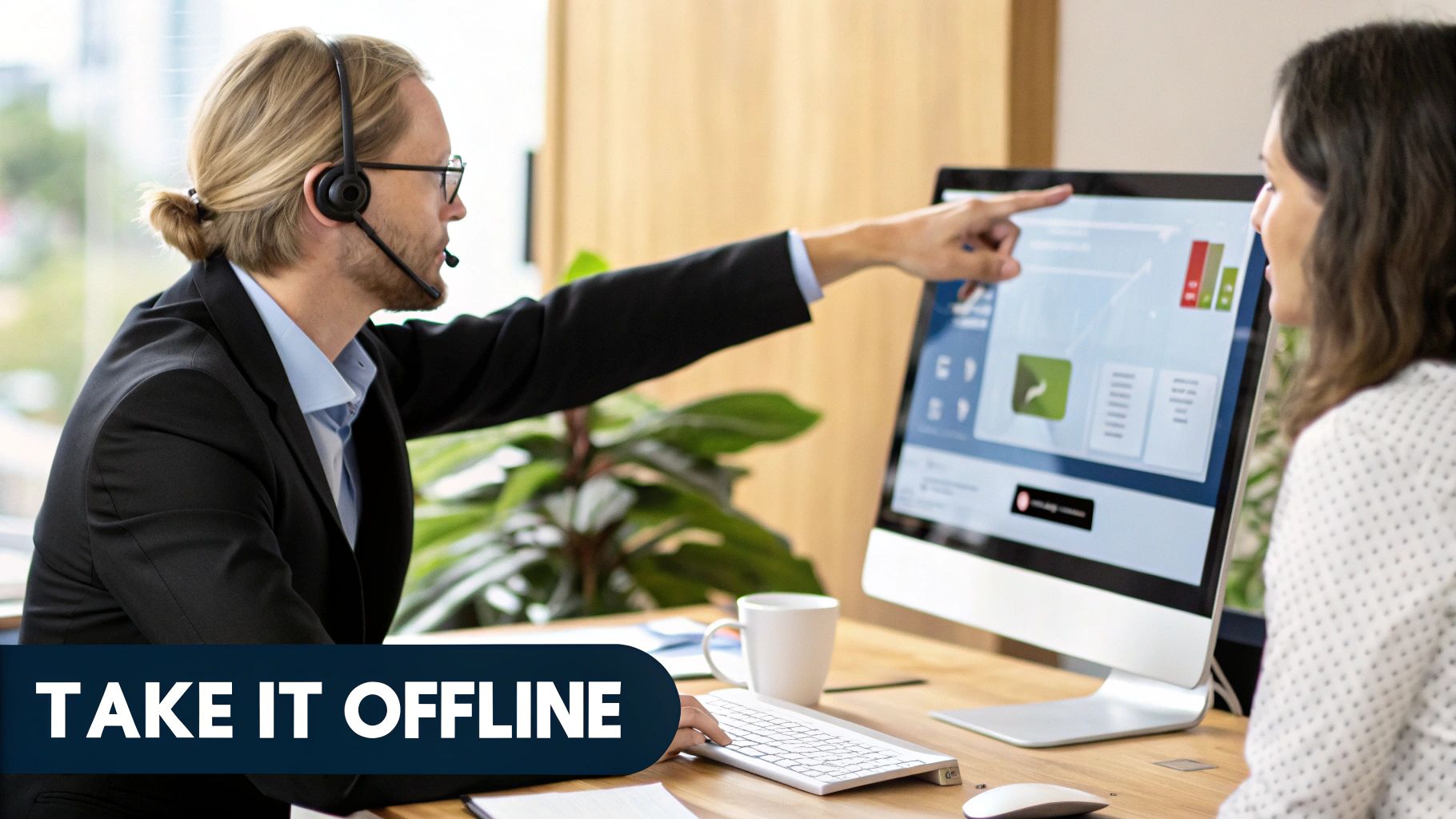 An infographic illustrating the Take-It-Offline Strategy, emphasizing public acknowledgment followed by private resolution, with pros like protecting privacy and cons like requiring a robust support system.