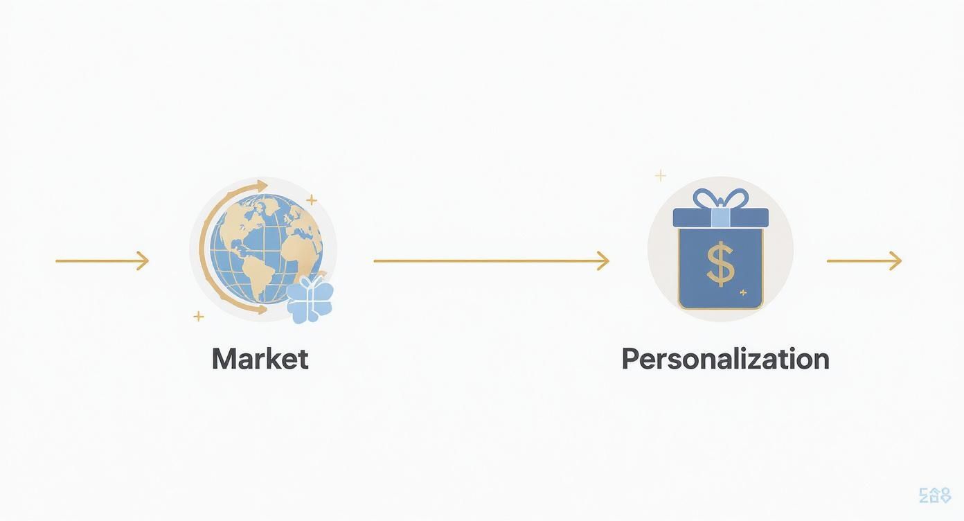 Infographic about unique christmas gifts for couples
