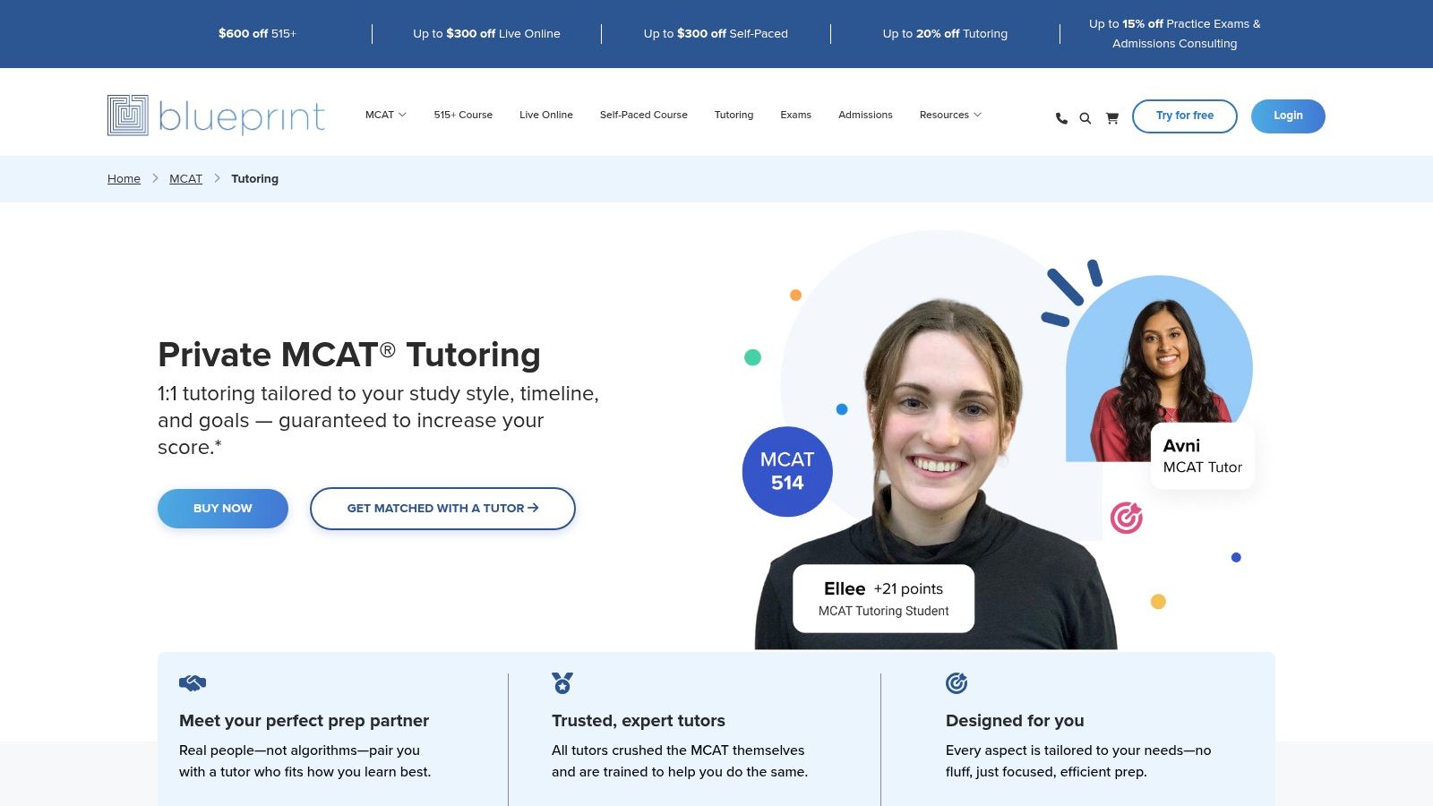 Blueprint MCAT Tutoring