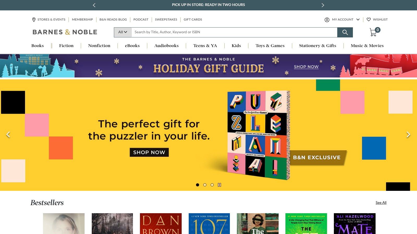 Barnes & Noble (retailer for MCAT books with online full‑lengths)
