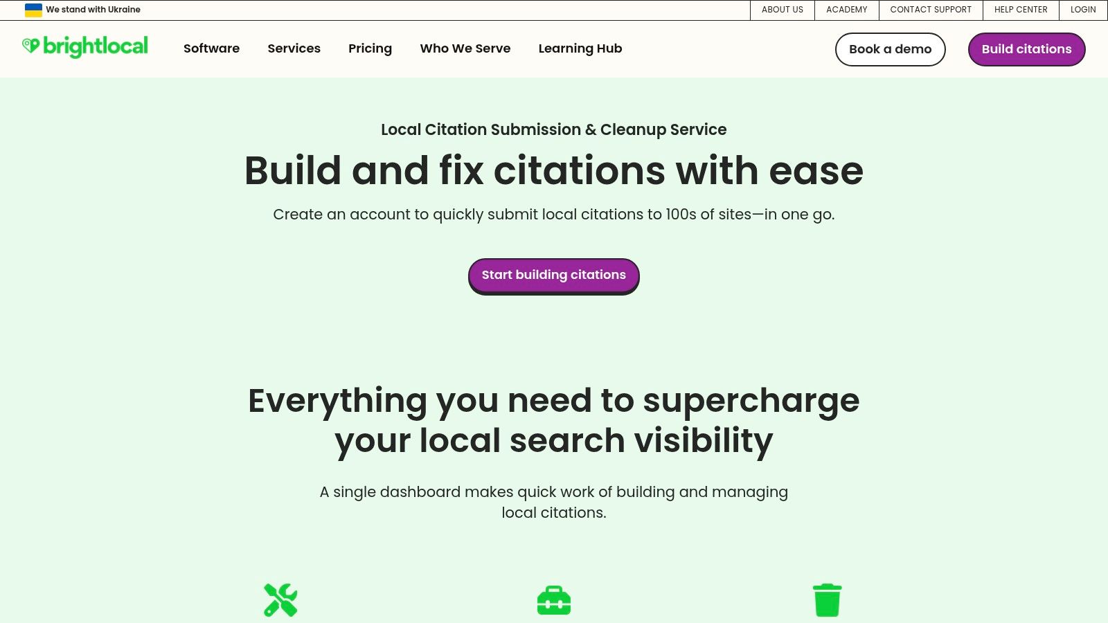 BrightLocal Dashboard