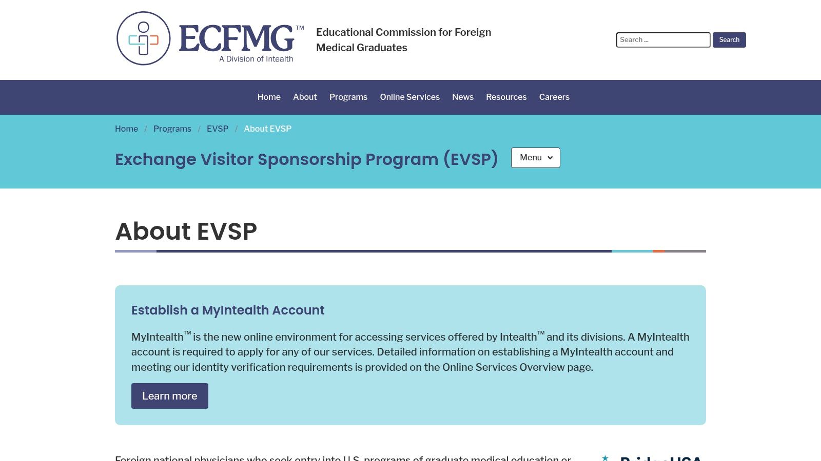 ECFMG EVSP (J‑1 Visa Sponsorship)