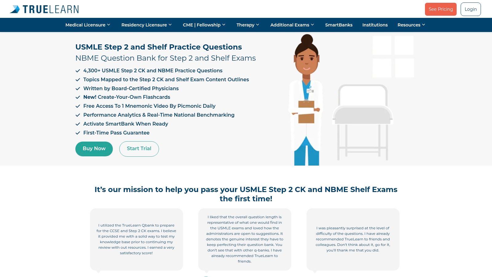 TrueLearn — Step 2 CK/Shelf “SmartBank”