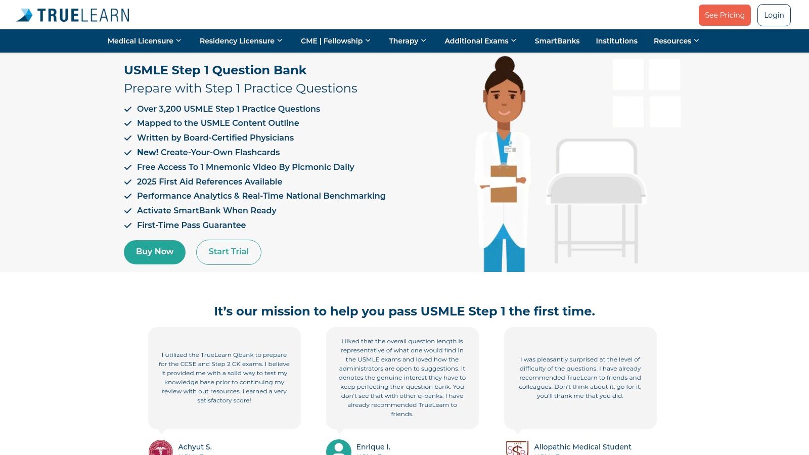 TrueLearn – Step 1 SmartBank