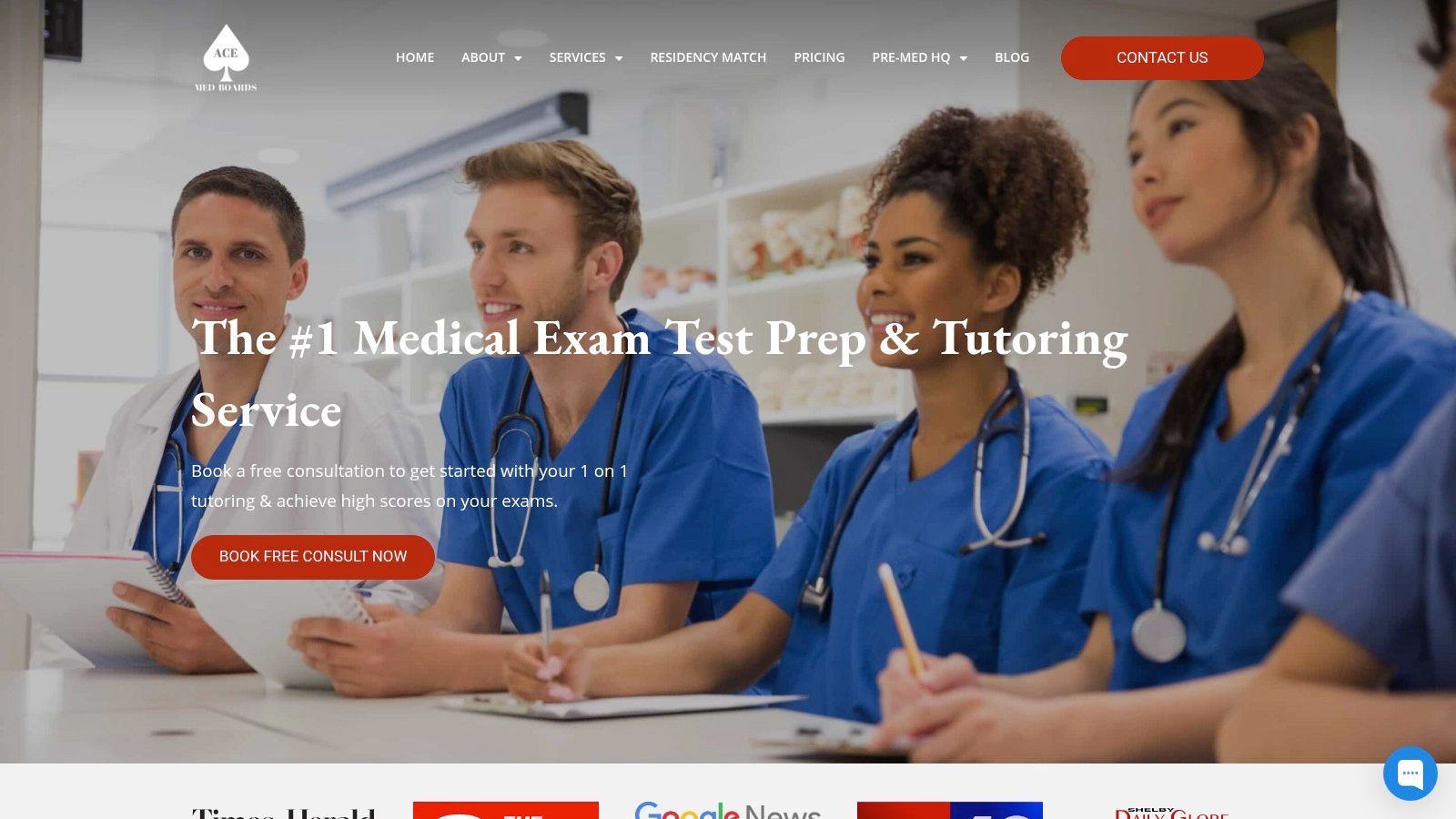 Ace Med Boards Homepage