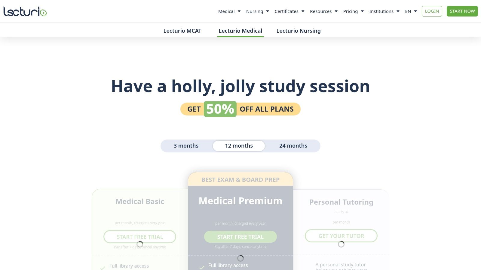 Lecturio Medical (video library + QBank + tutoring)