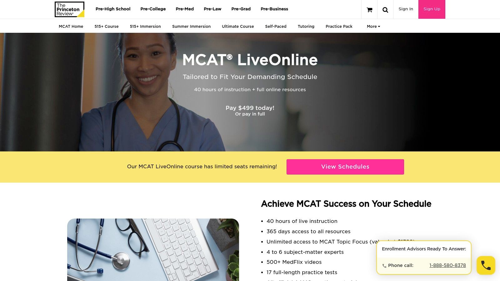 The Princeton Review (MCAT Tutoring and Courses)