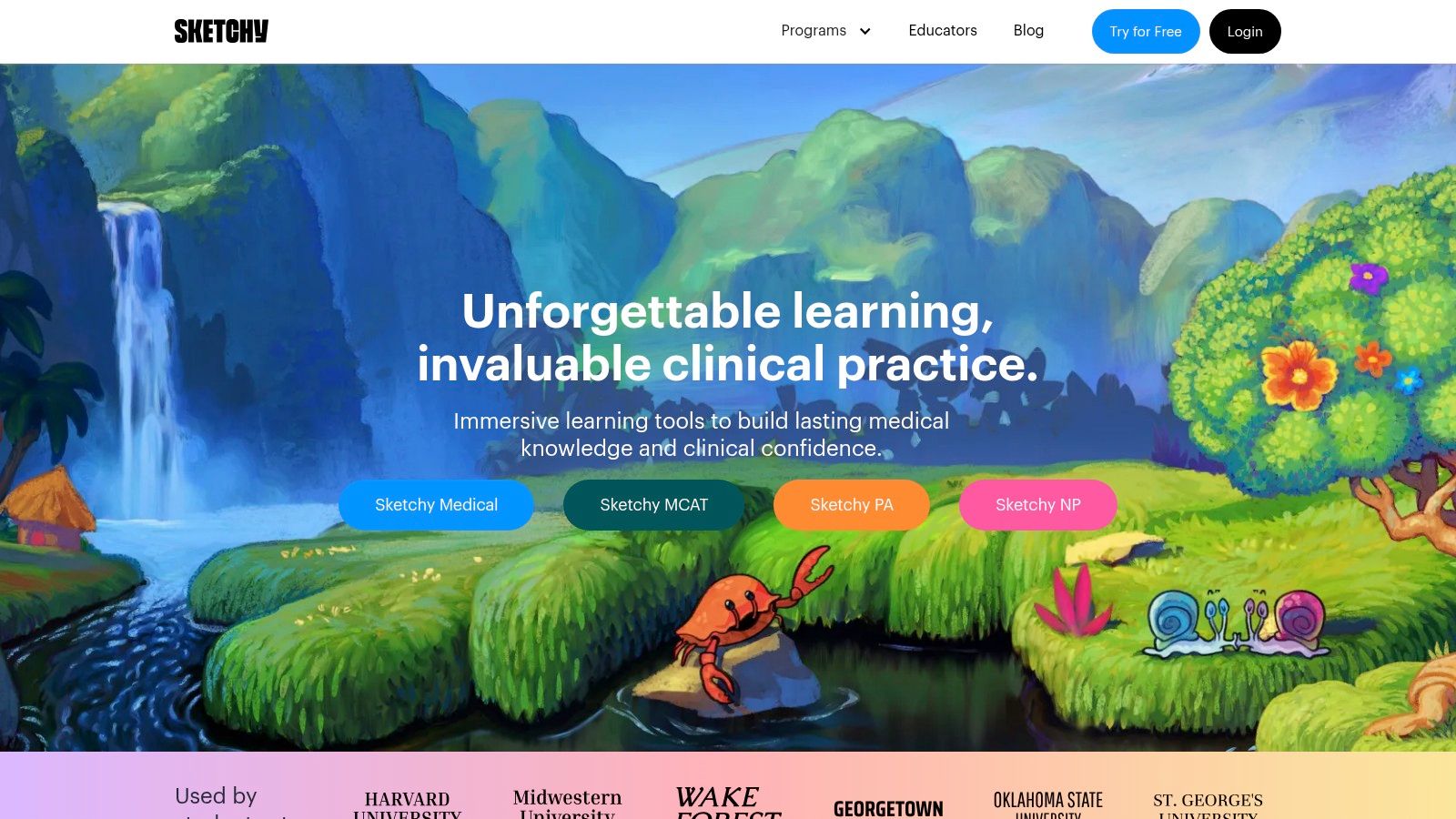 Sketchy – Visual Mnemonics + QBank