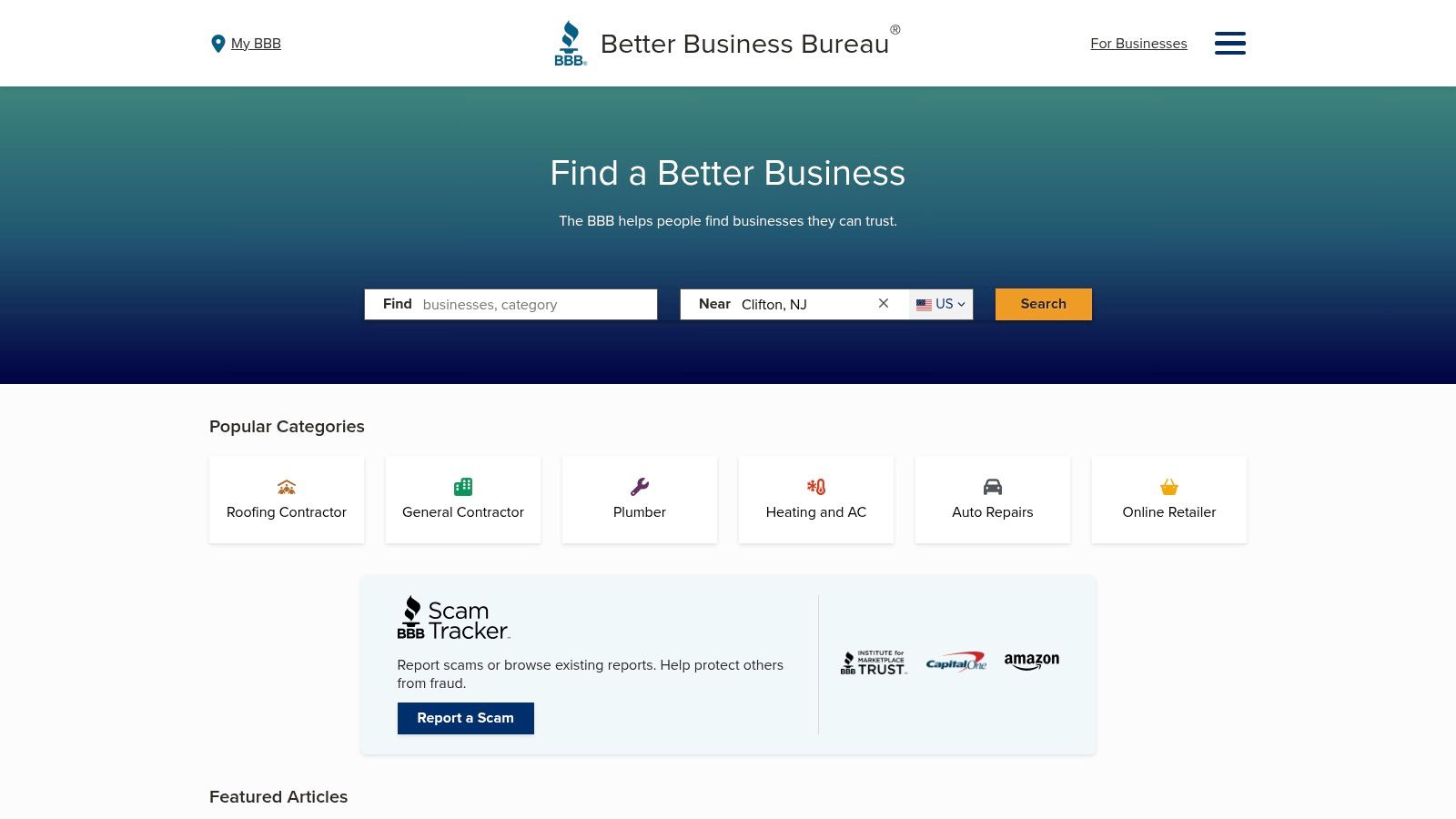 Better Business Bureau (BBB.org)