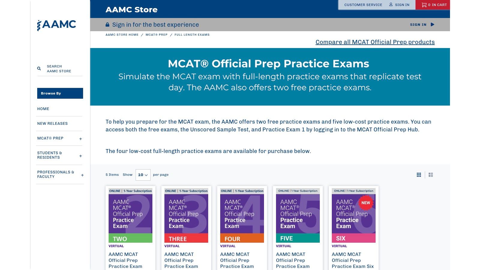AAMC MCAT Official Prep