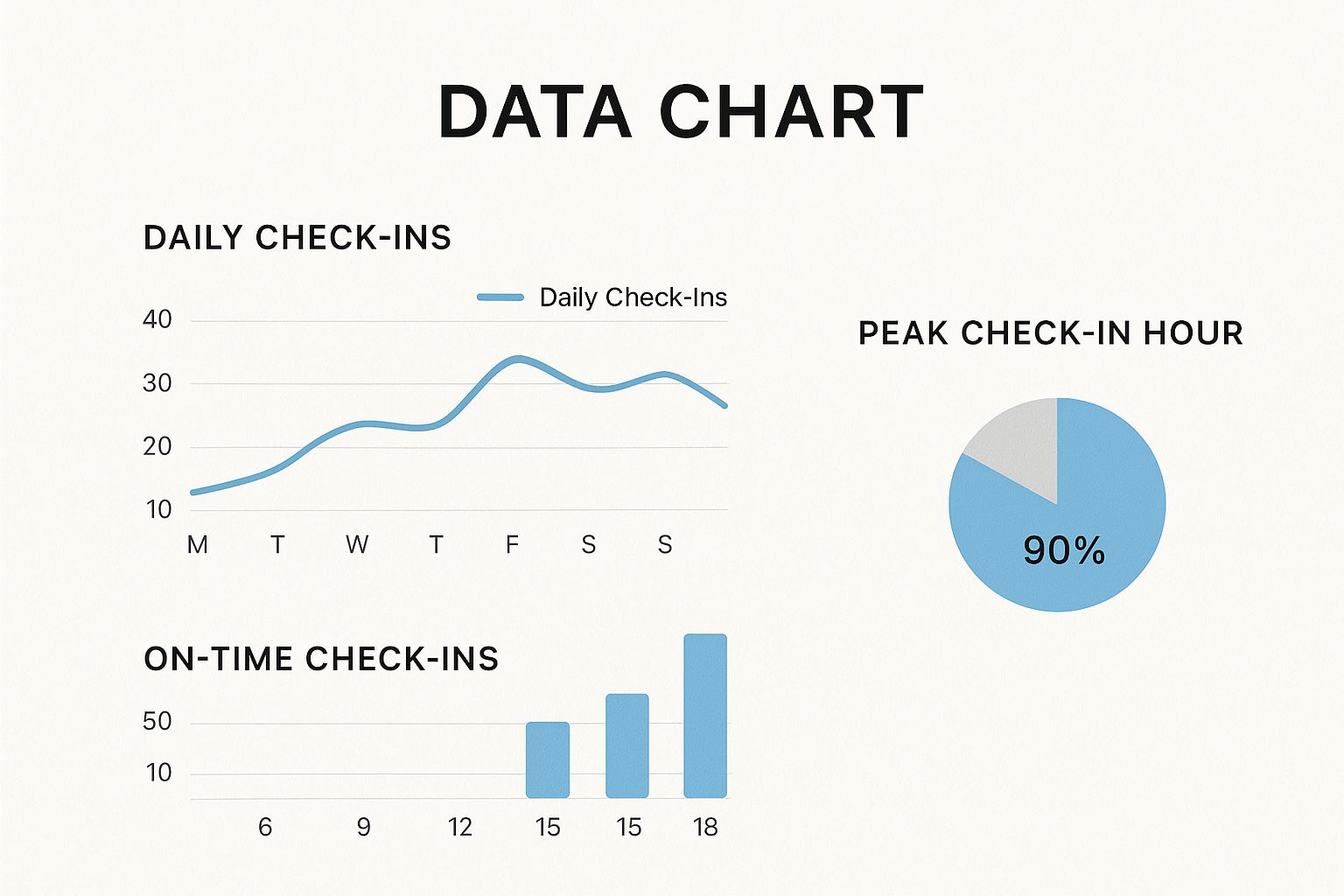 Infographic about check in app