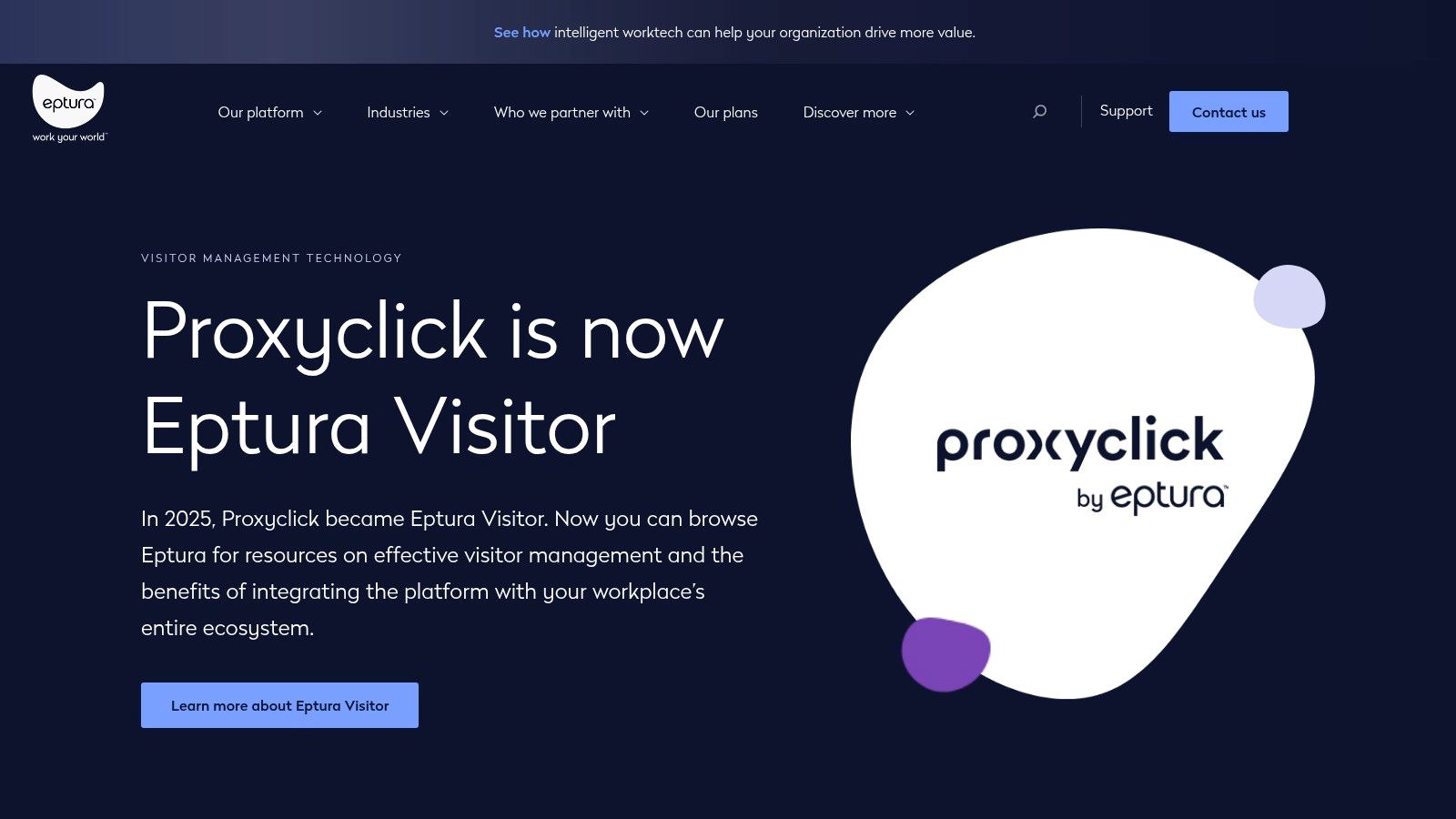 Eptura Visitor (formerly Proxyclick)