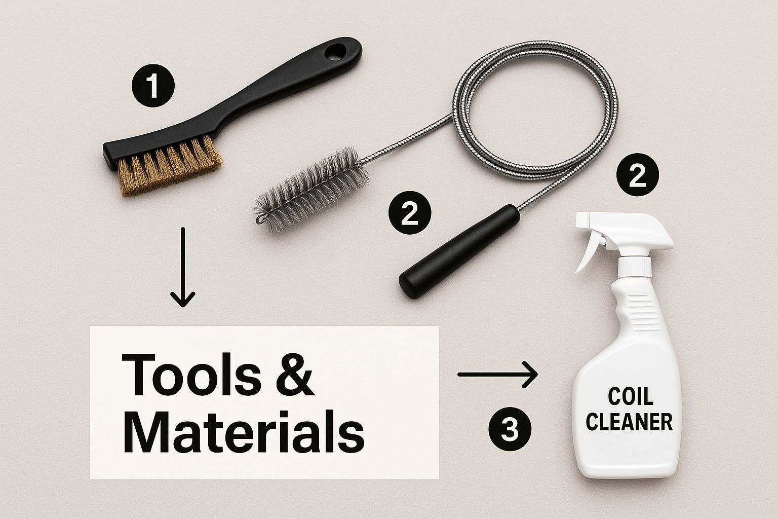 HVAC Coil Cleaning Tools