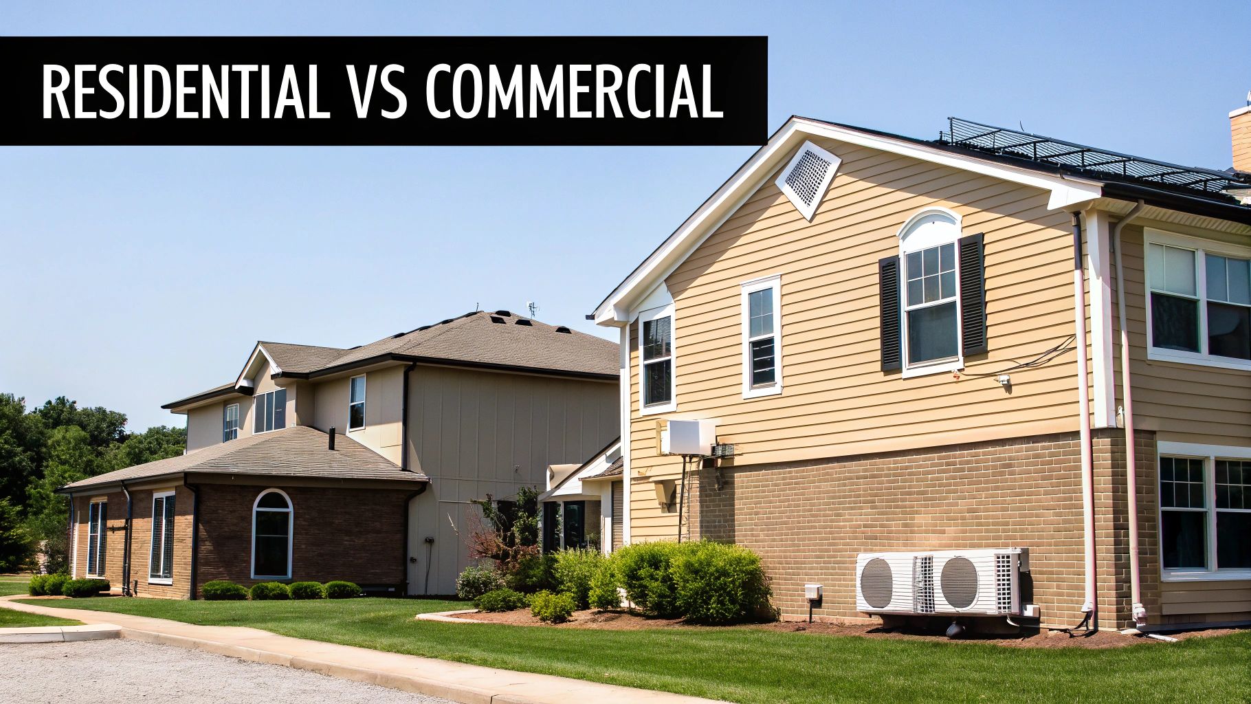 air duct cleaning residential vs commercial