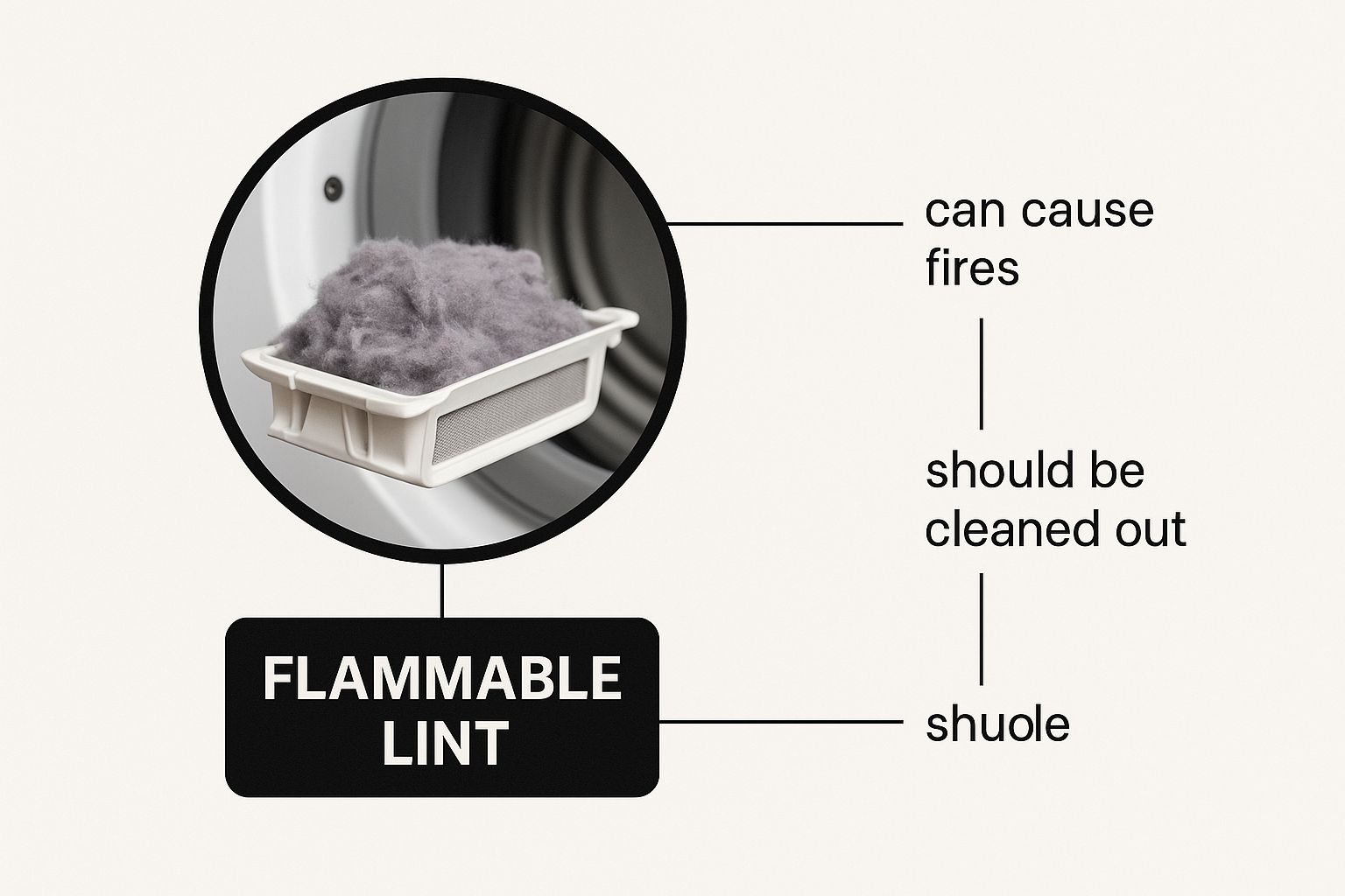 flammable lint