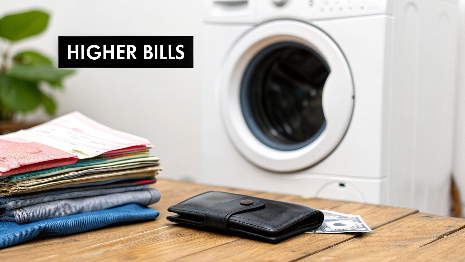 A clogged dryer vent causes higher energy bills