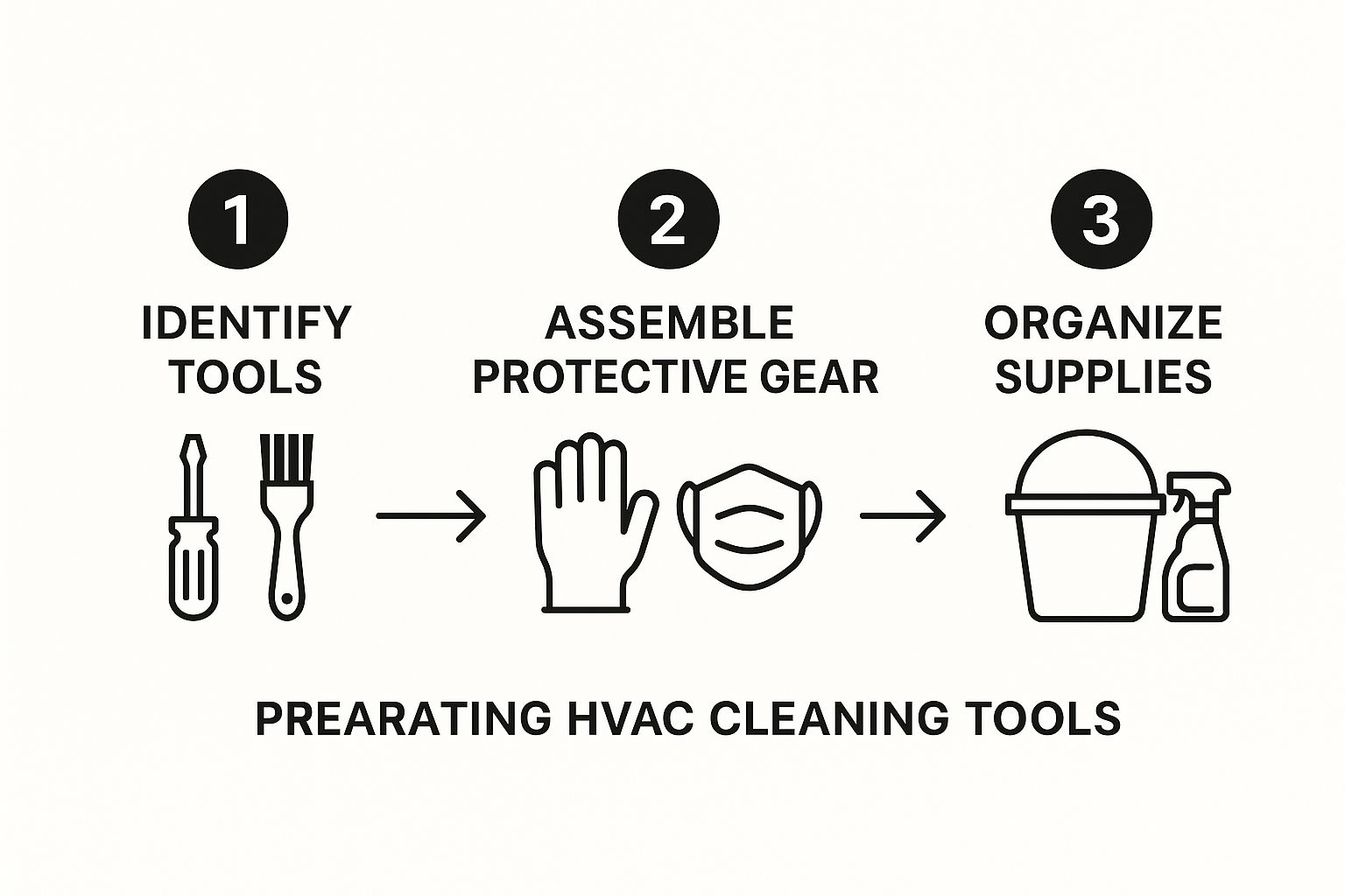 HVAC cleaning infographic