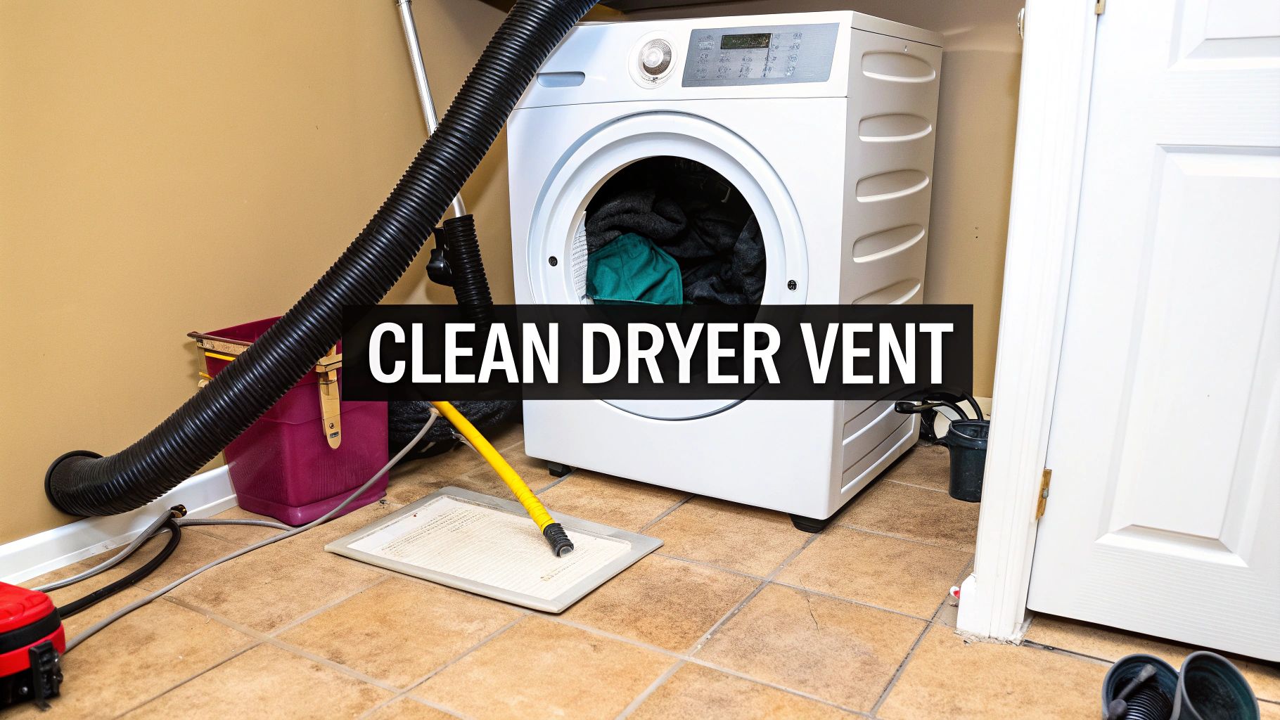 A Homeowner's Guide on How to Clean Dryer Vent From Inside