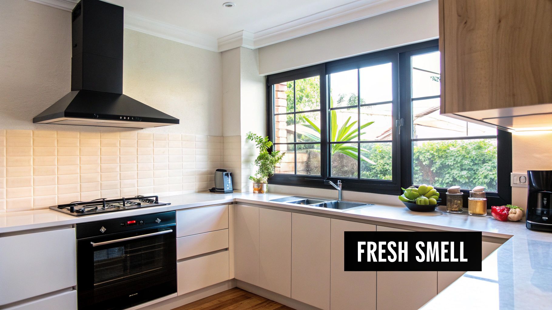 eliminate kitchen cooking odors