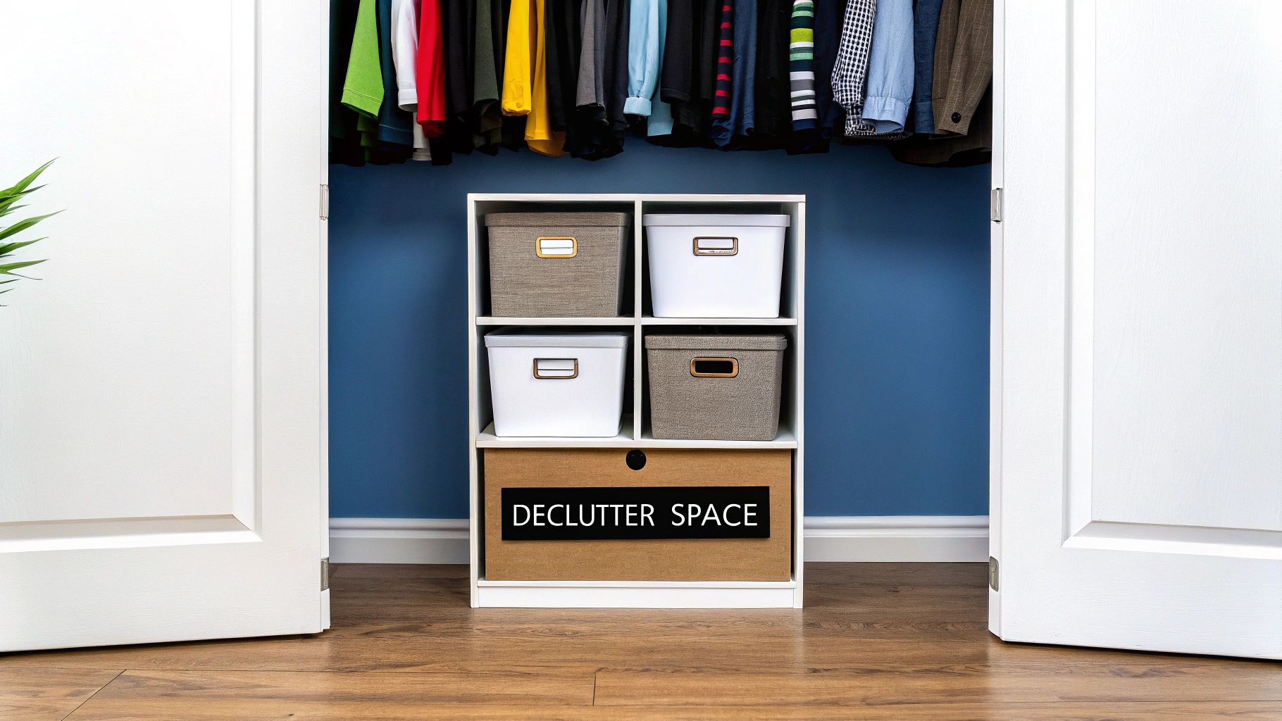 Declutter for low dust in home