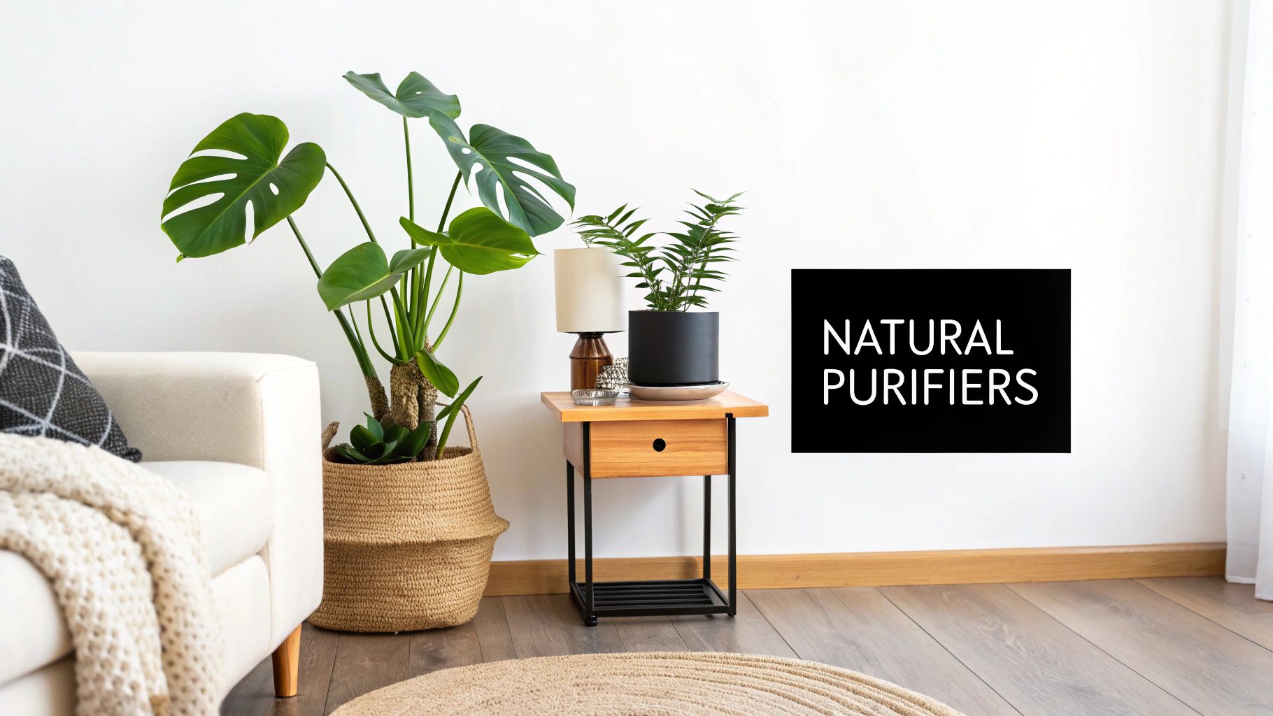 Indoor plants to improve indoor air quality