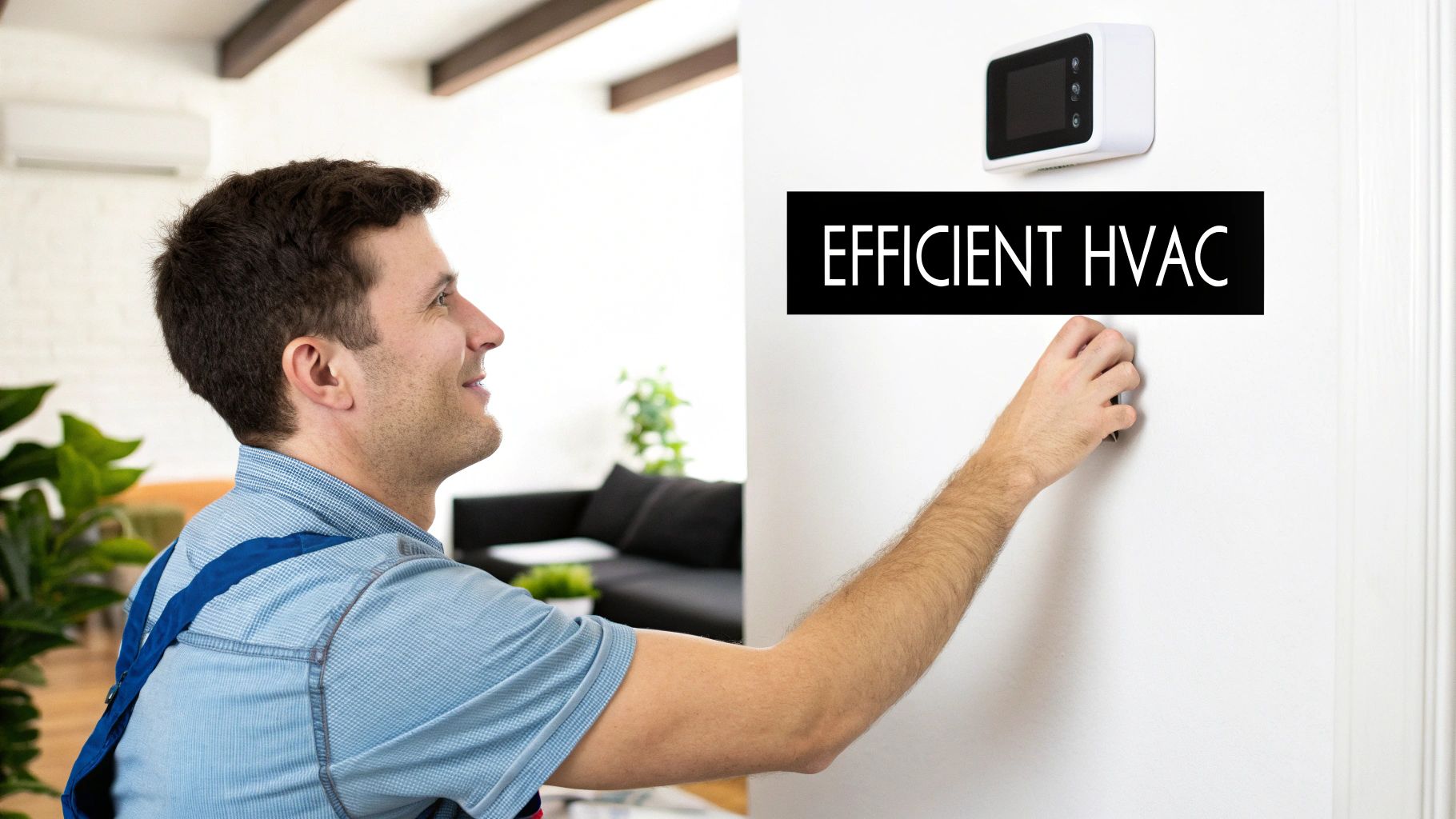 Person sealing a window with caulk