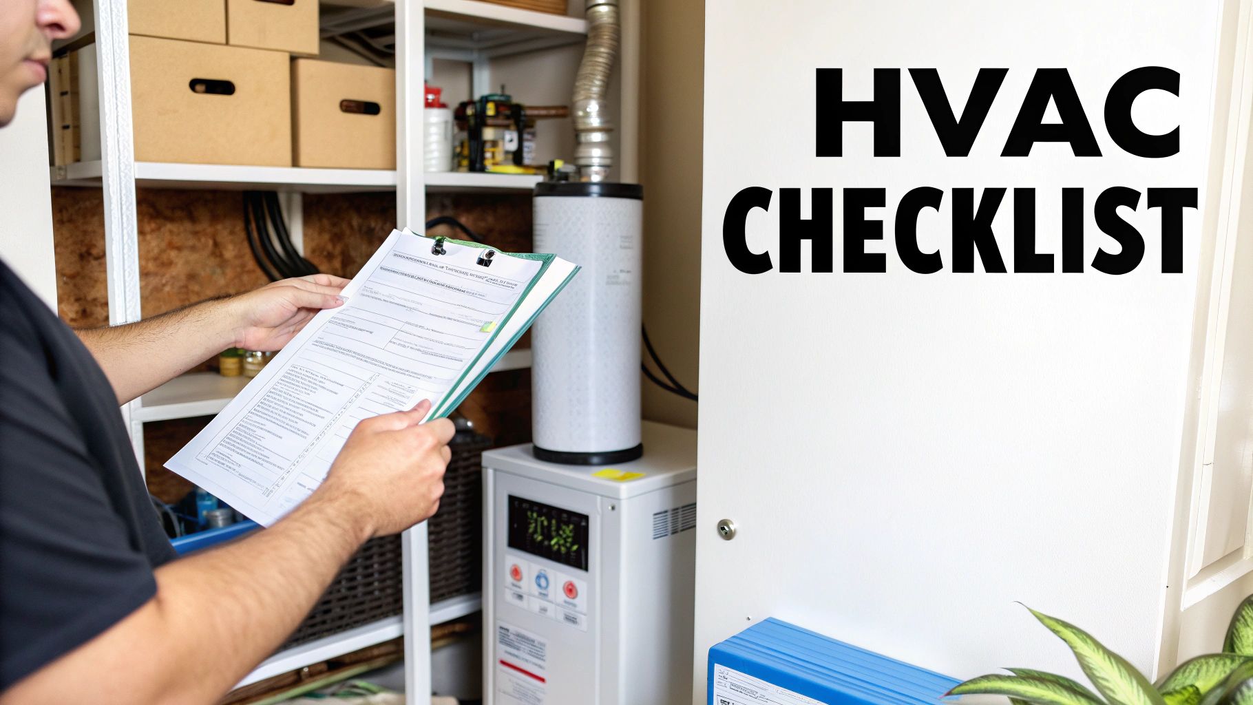 A technician inspecting the outdoor unit of an HVAC system, highlighting the importance of regular maintenance.