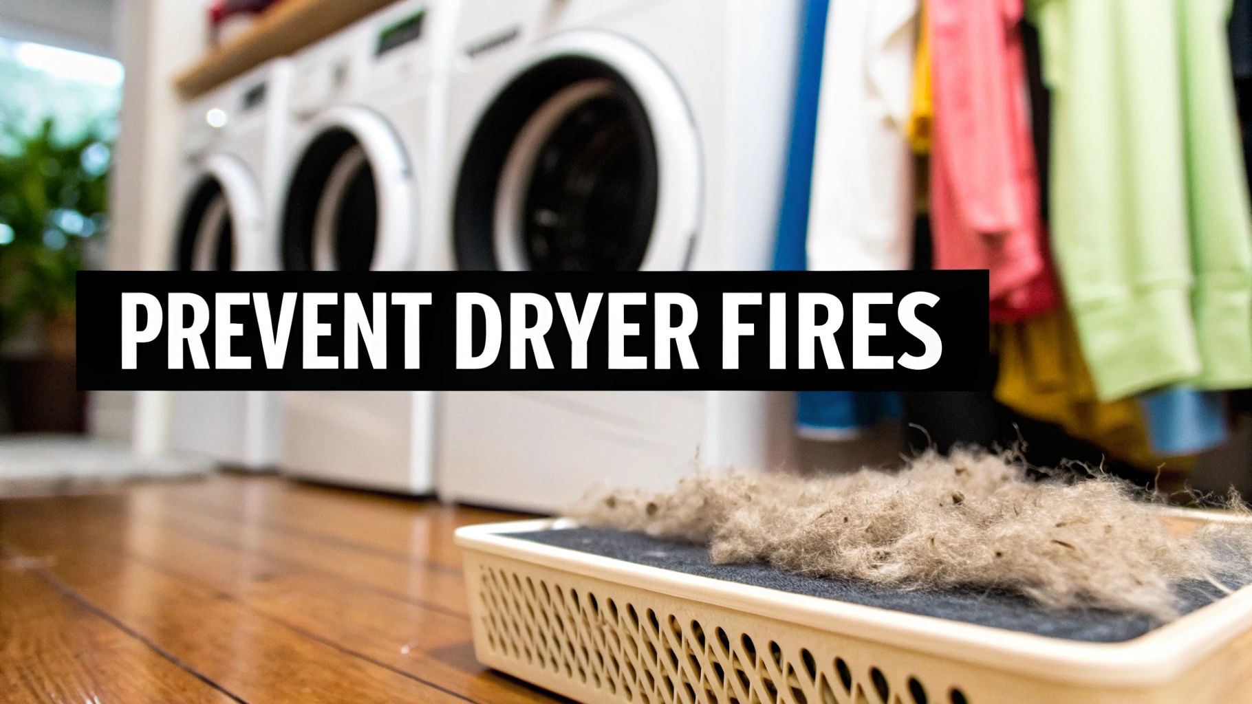 How to Prevent a Dryer Lint Fire Hazard