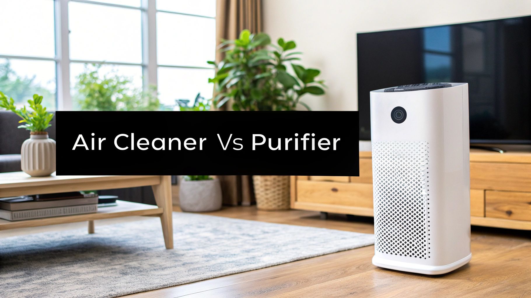 Air Cleaner vs Air Purifier