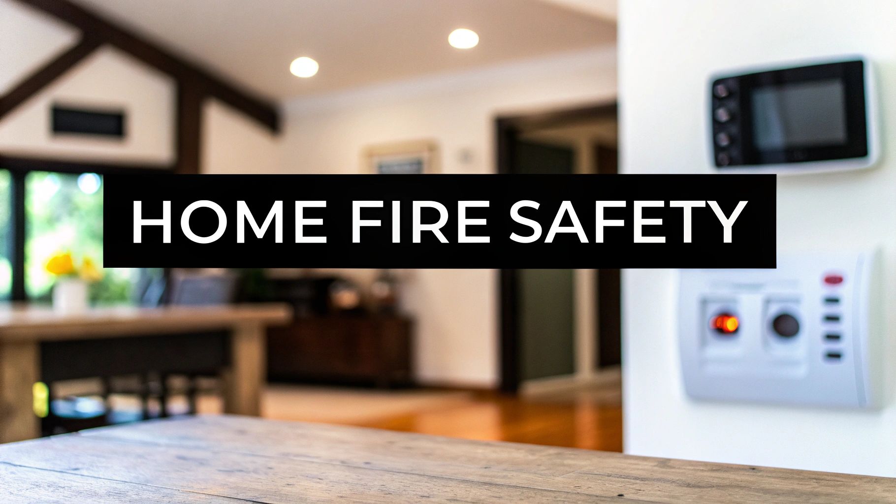 Home Fire Prevention Checklist