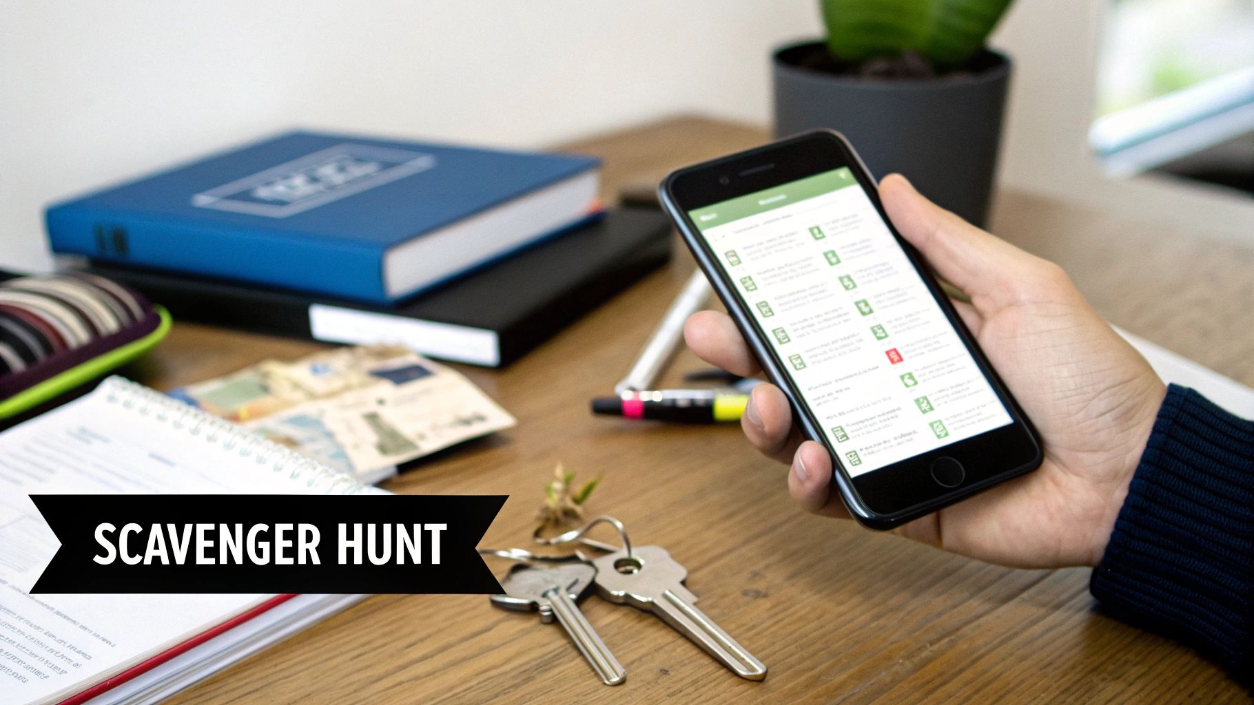 Virtual Scavenger Hunts