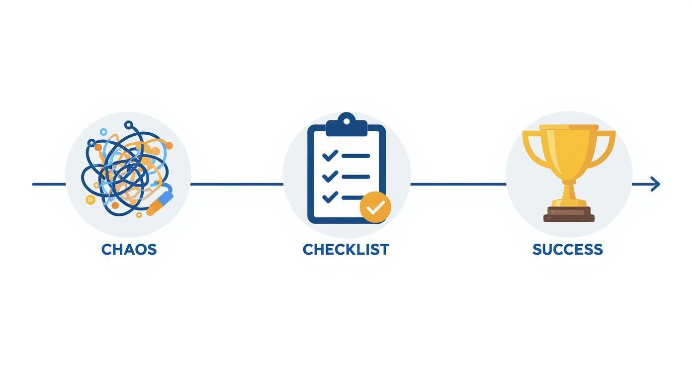 Infographic about checklist template for event planning