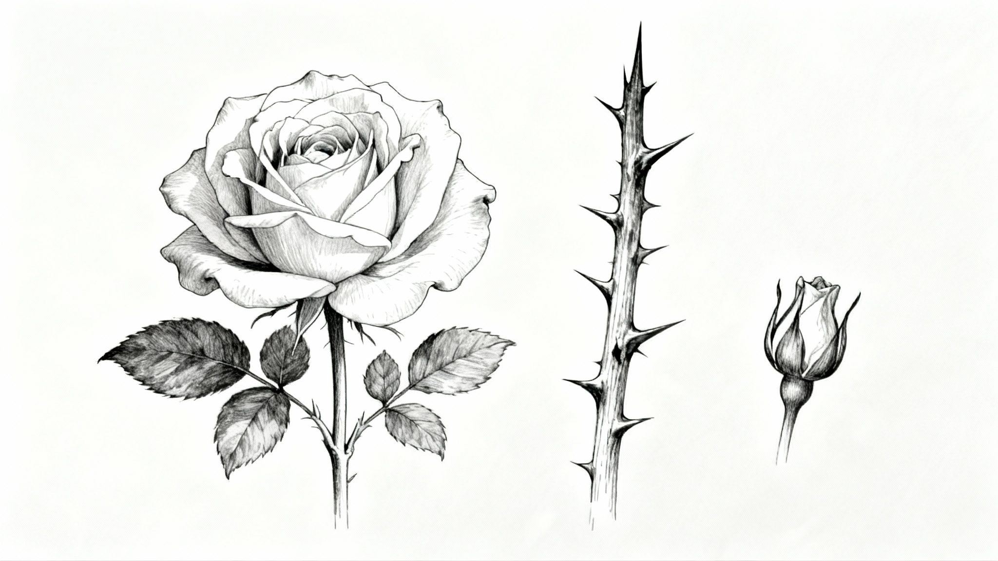 Rose, Thorn, and Bud
