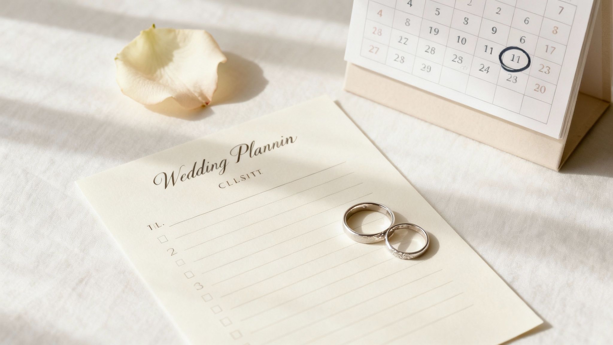 Wedding Planning Checklist